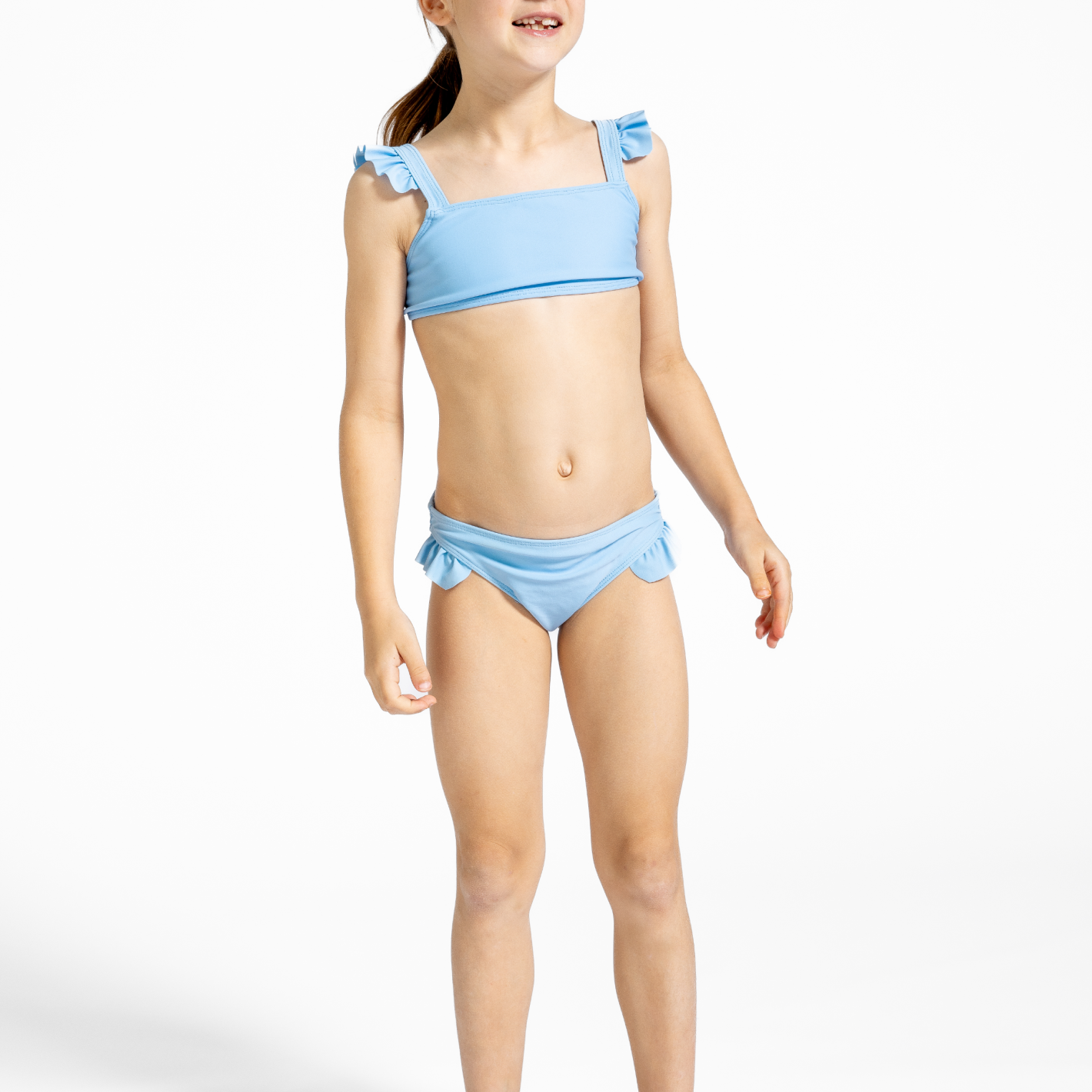 girls peri blue tie back bikini