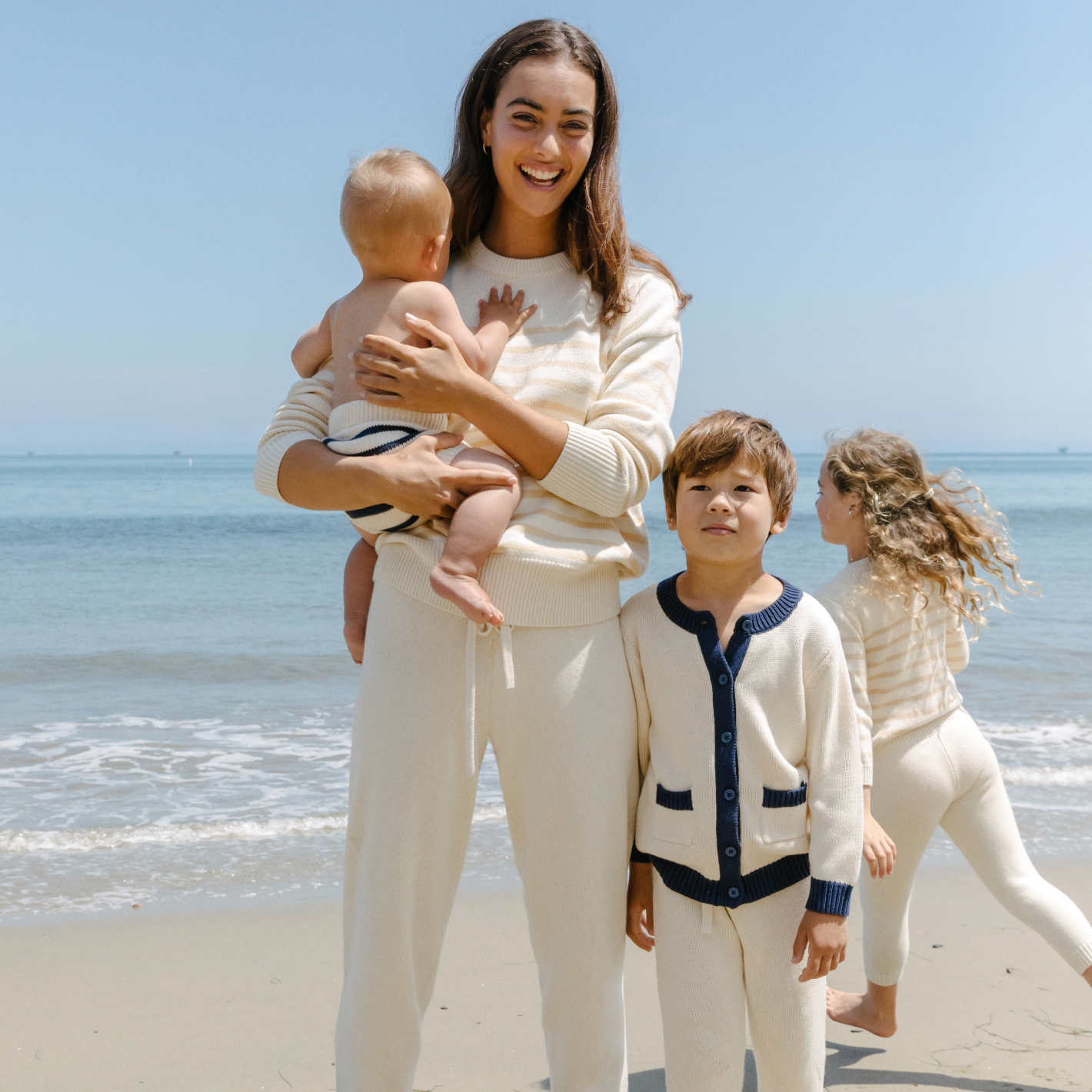 baby breton stripe knit bloomer