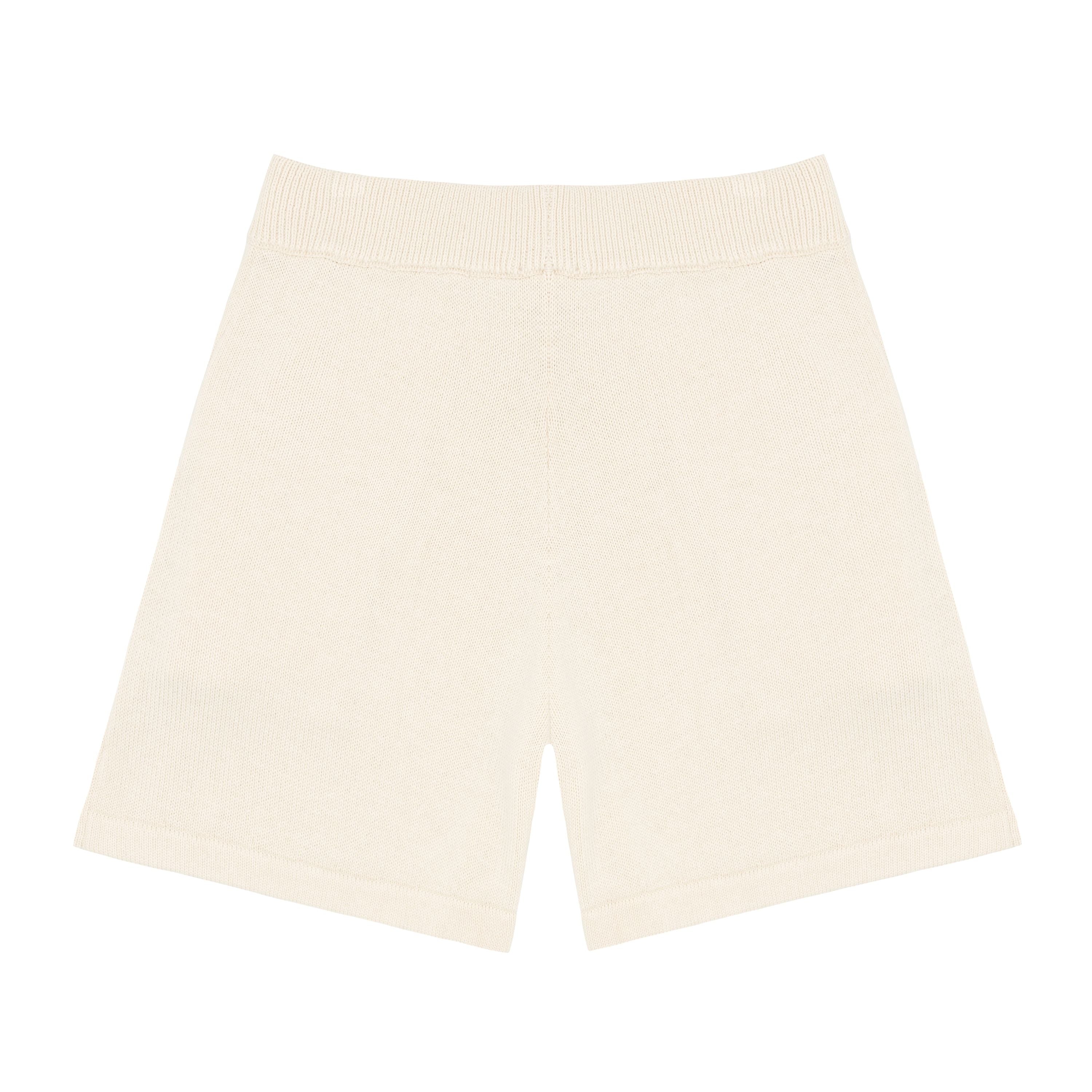 women's cream knit short