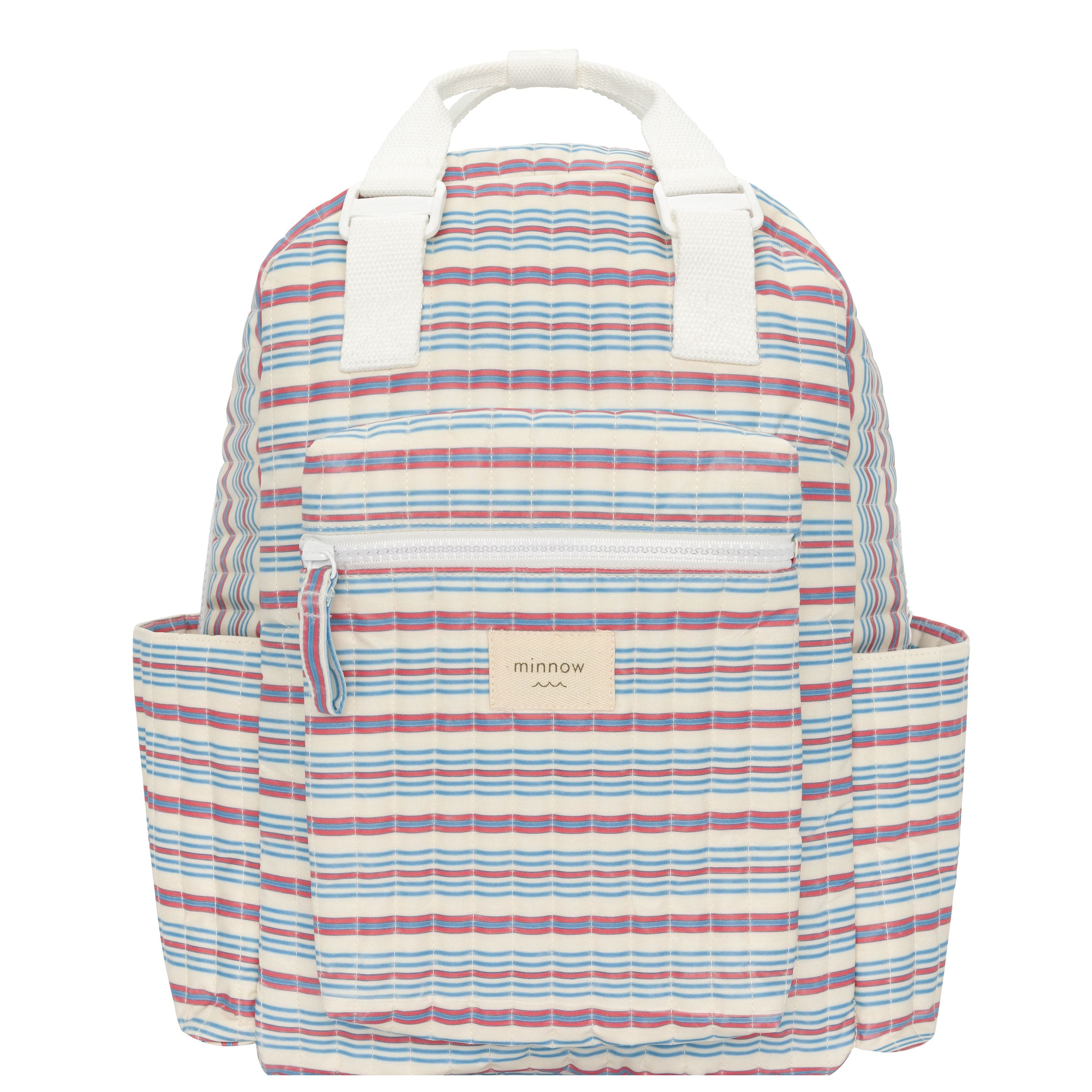 vintage stripe coated everyday backpack