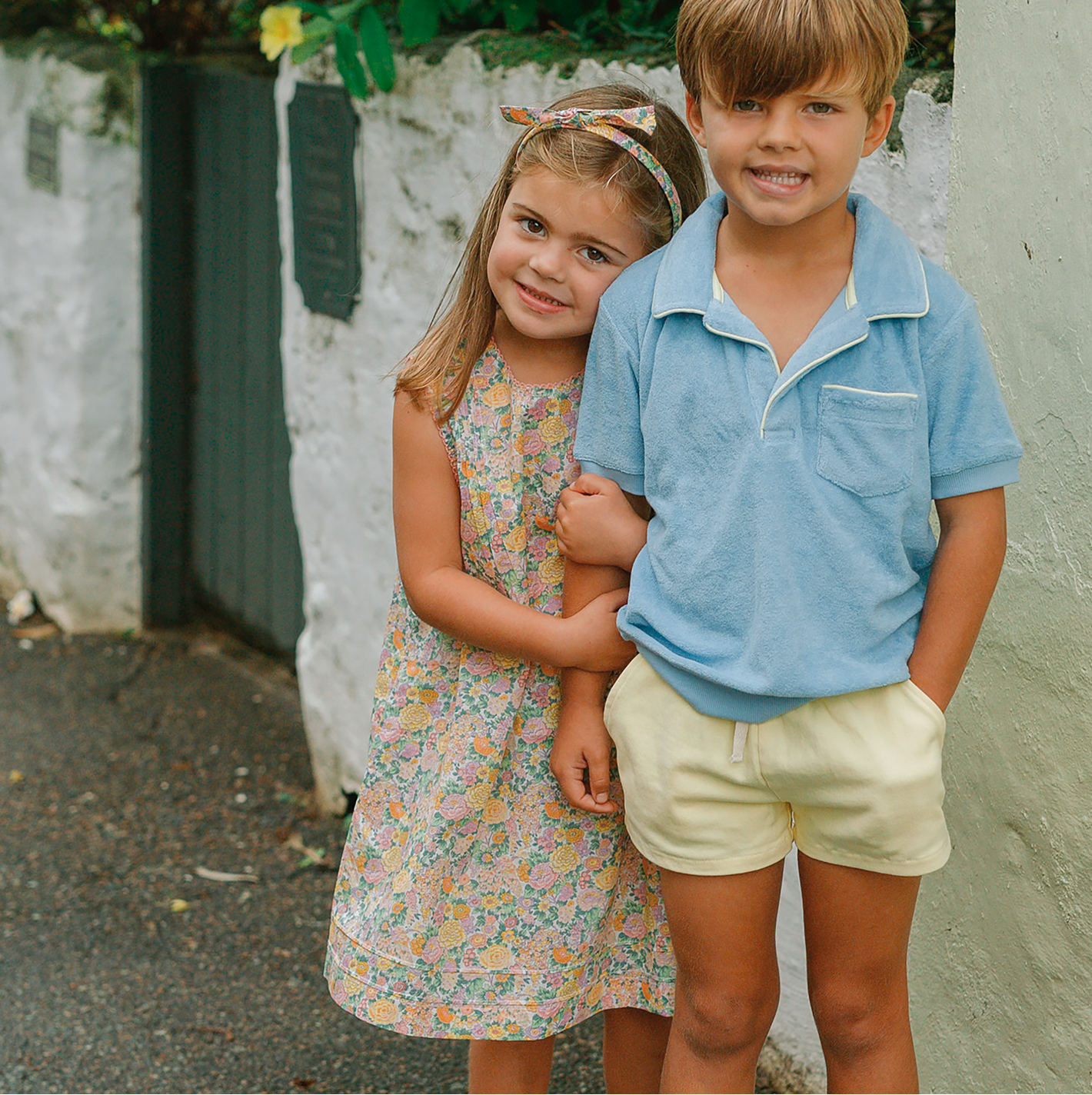 girls headband and scrunchie pack in Elysian Day