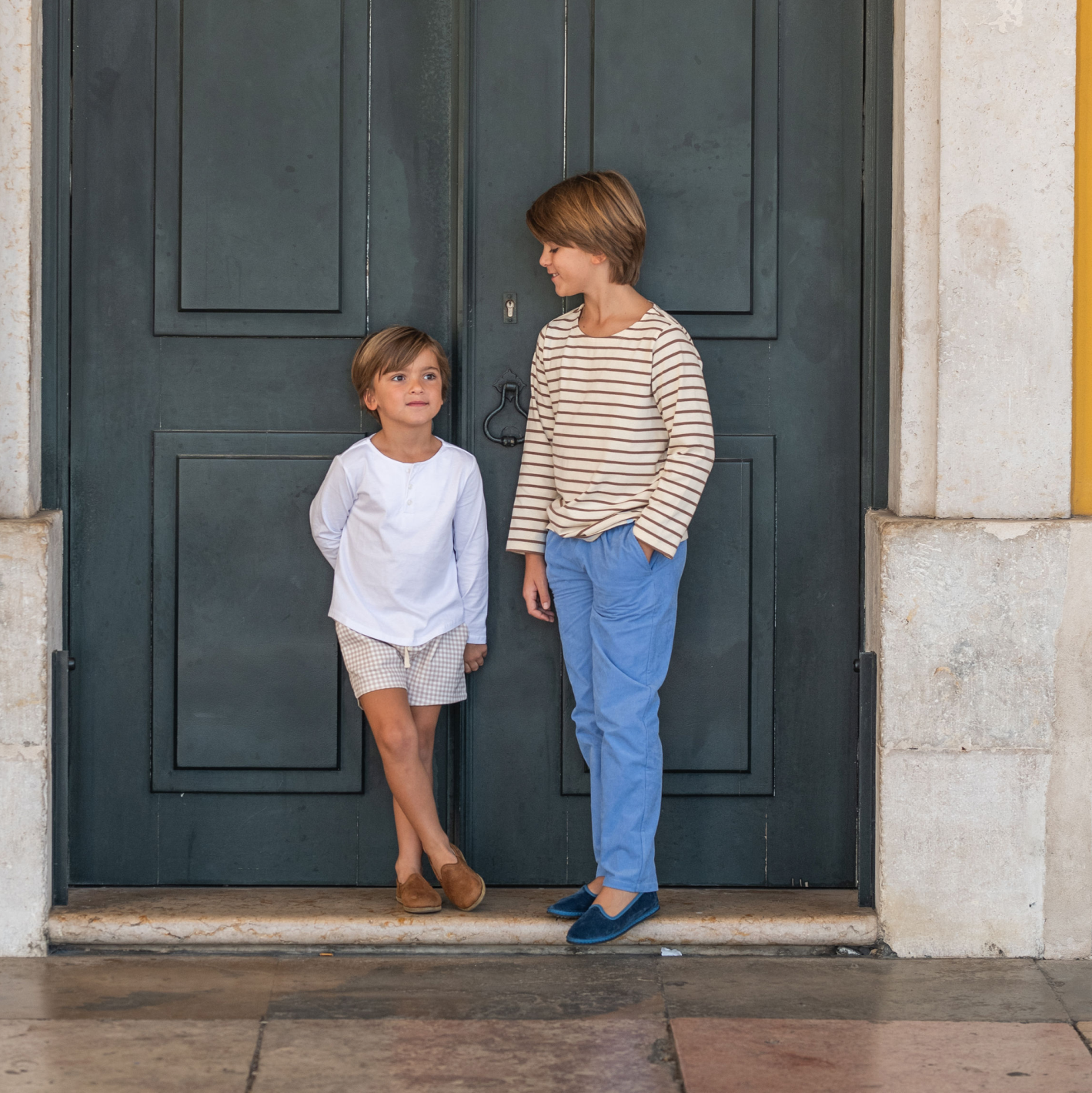 boys lagoon blue corduroy pant