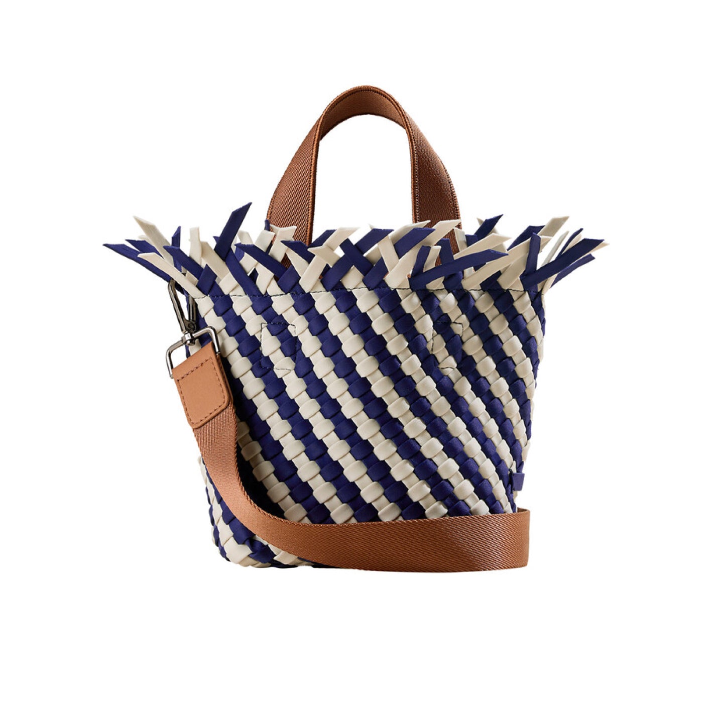 naghedi havana venice striped petit tote