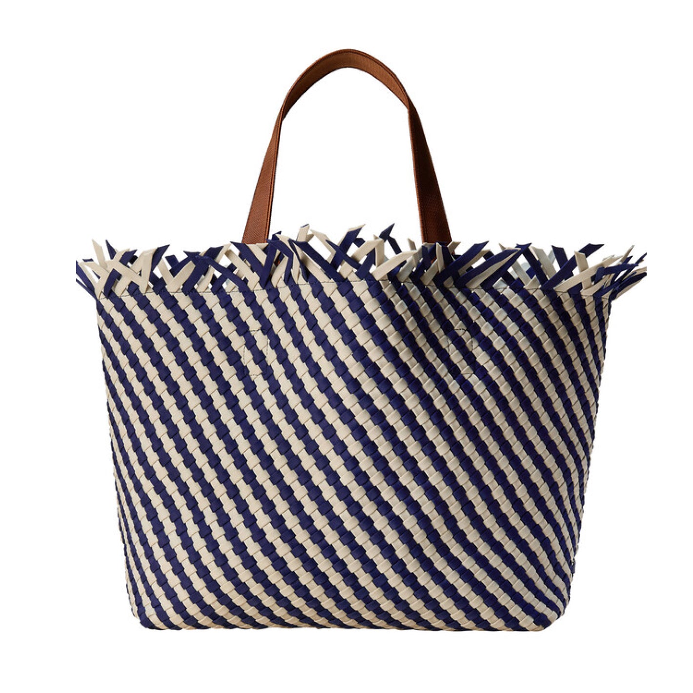 naghedi havana venice striped large tote