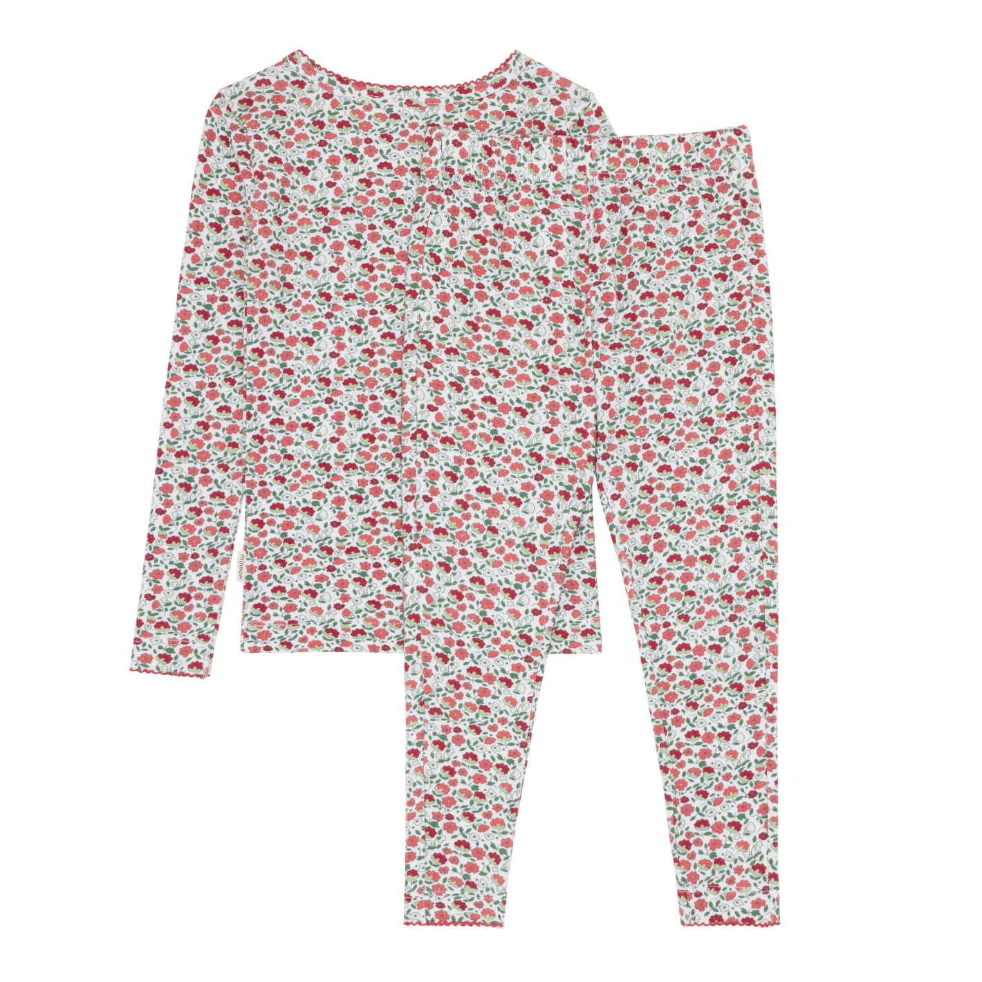 girls rosebud pima pajamas set