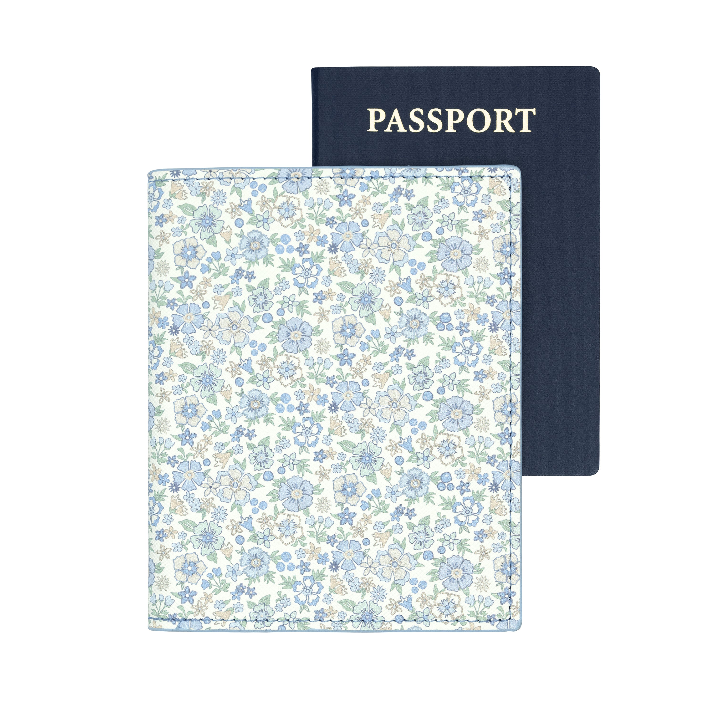 baublebar x minnow slate floral passport case