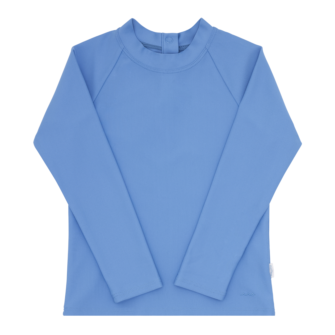 unisex lagoon blue long sleeve rashguard