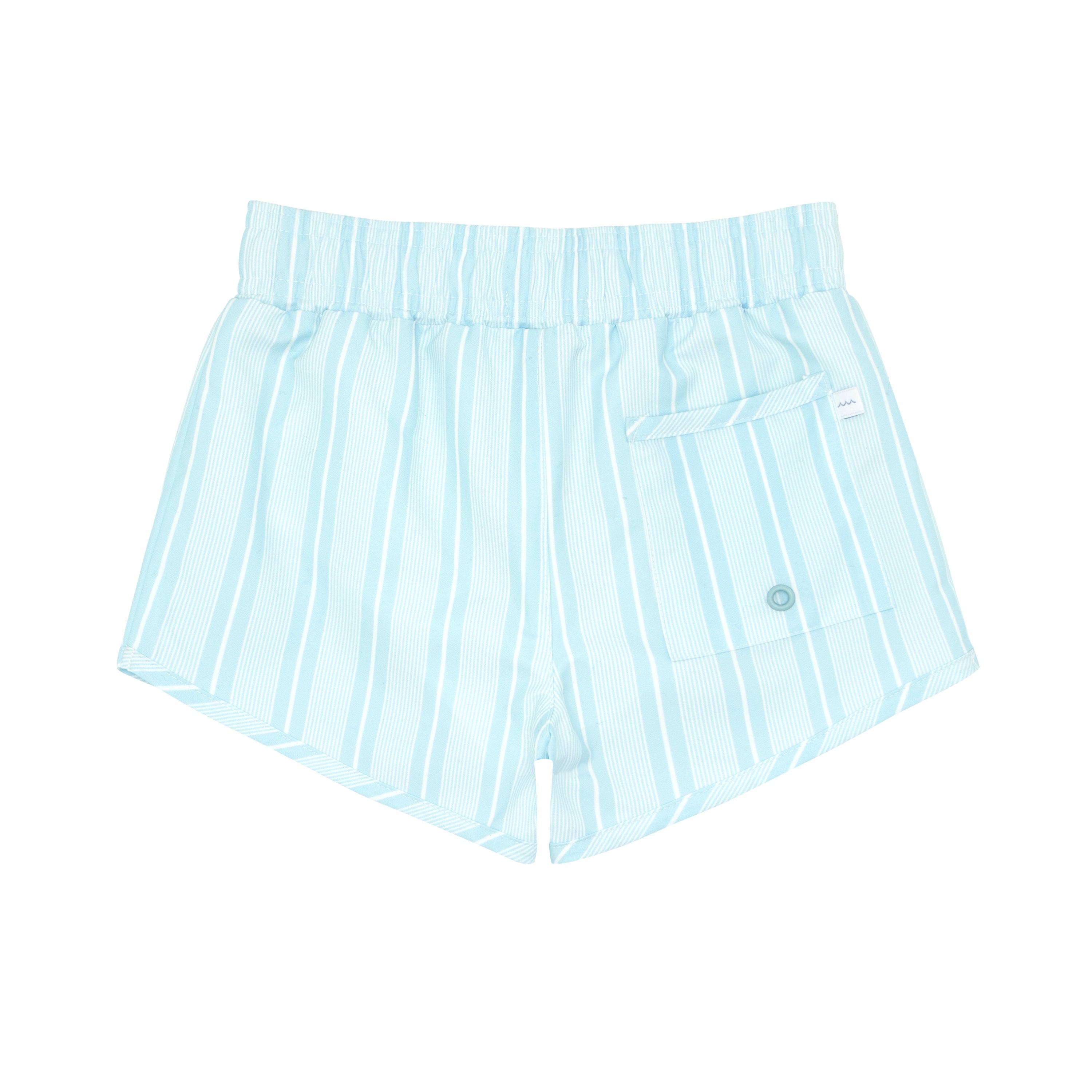 boys pacific blue stripe boardie