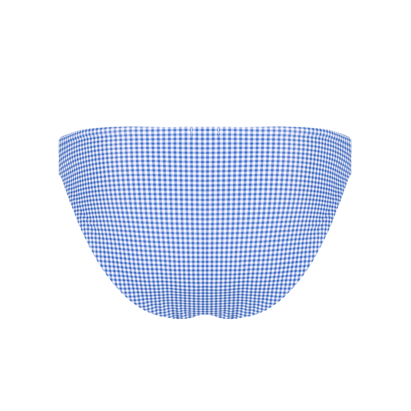 women's sky blue gingham low waist bikini bottom