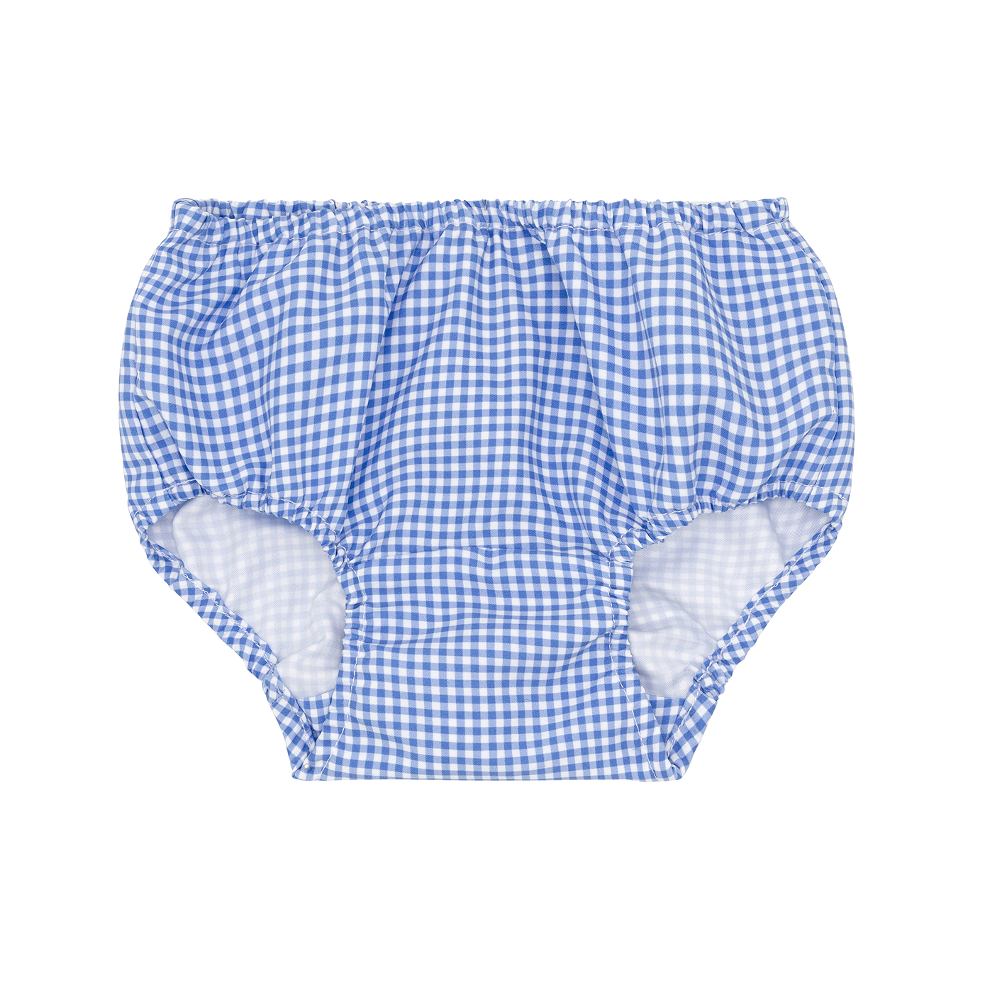 baby sky blue gingham diaper cover