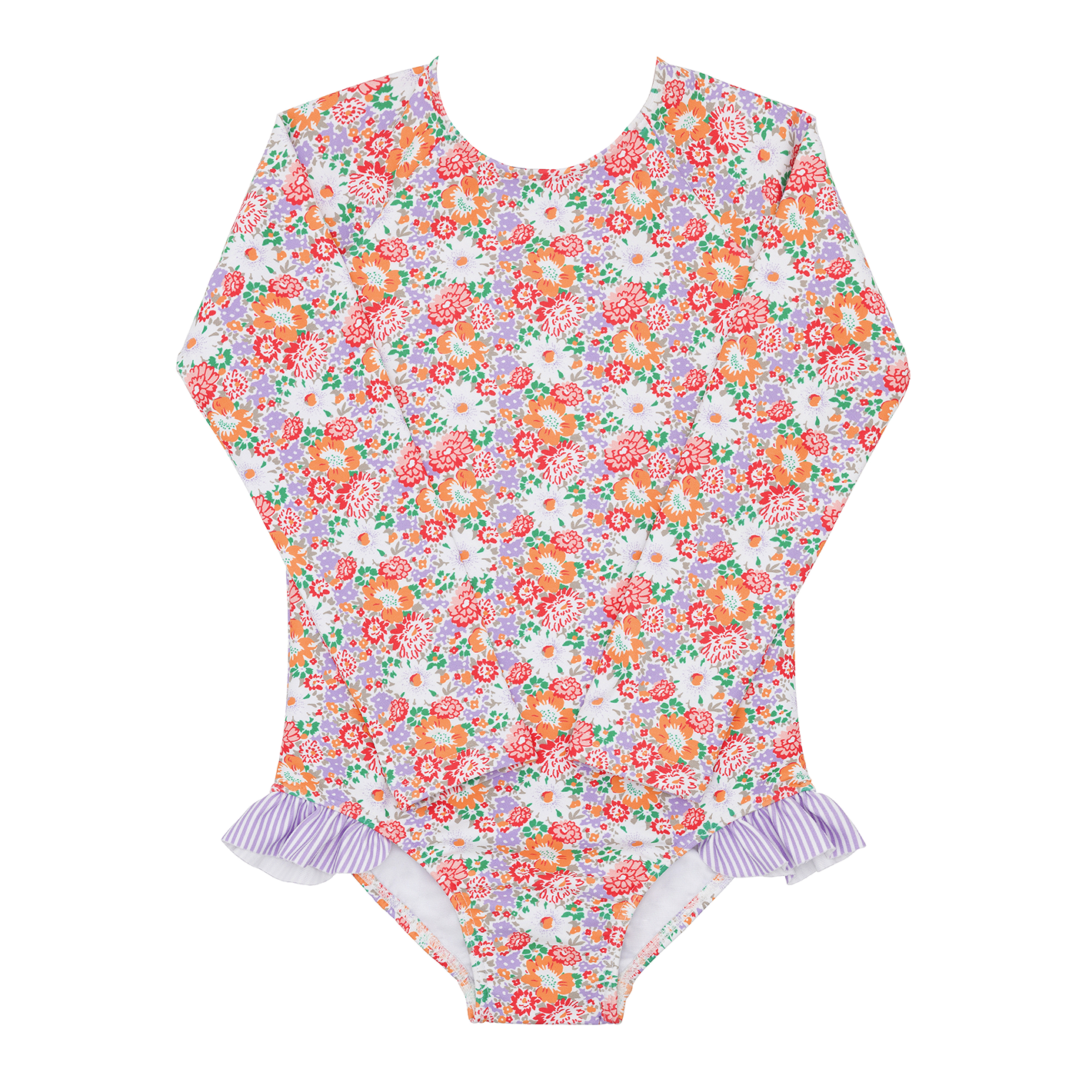 girls island blossom rashguard one piece