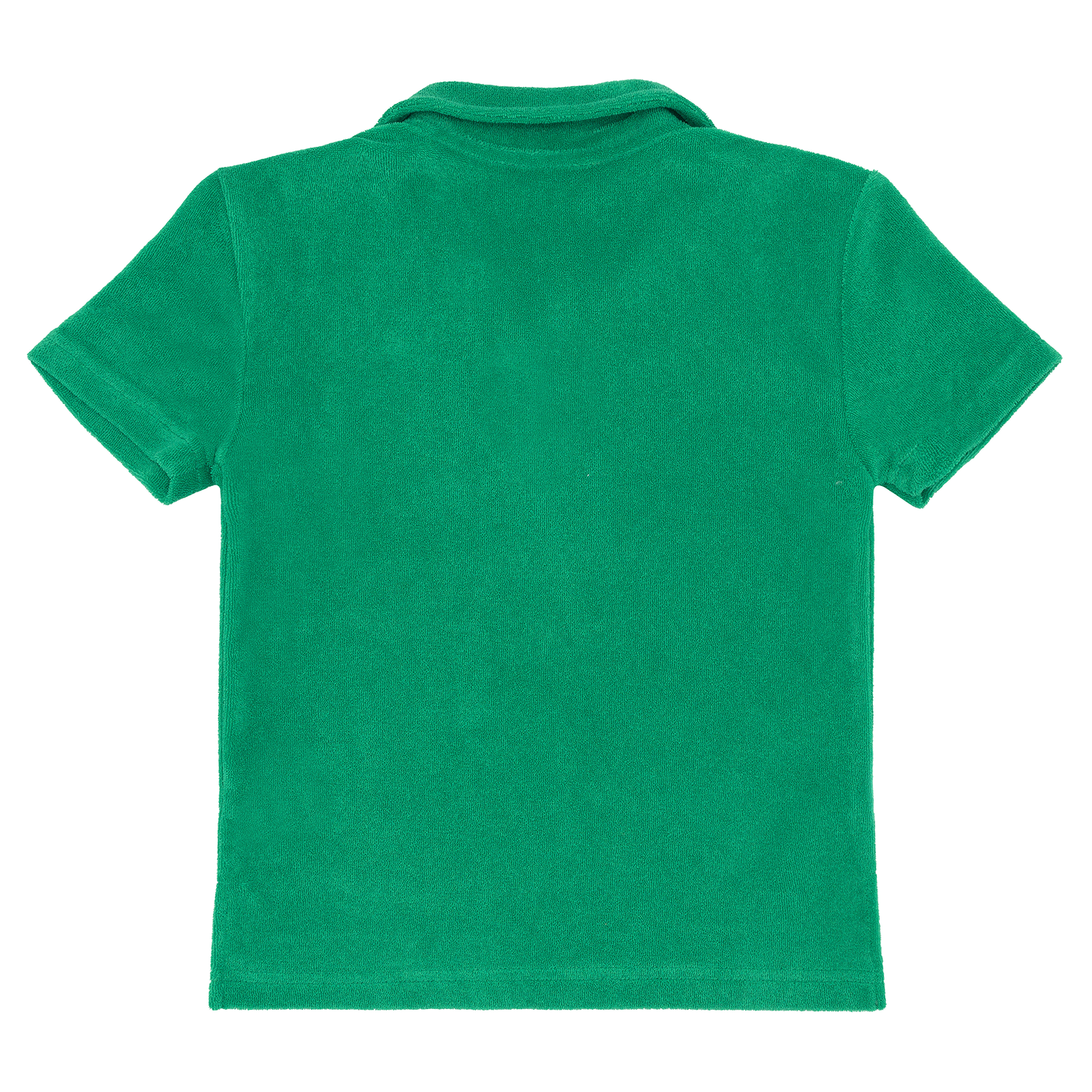 boys bermuda green french terry polo