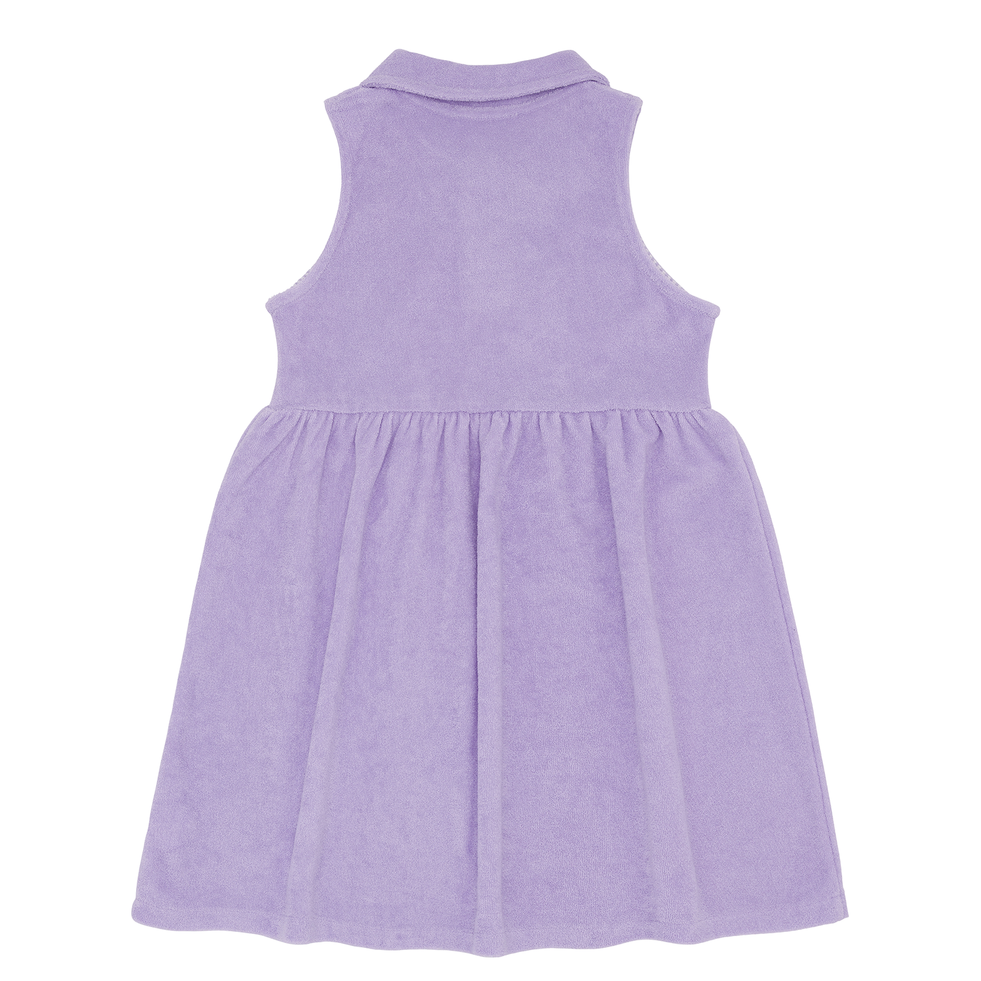 girls lavender breeze french terry tennis dress