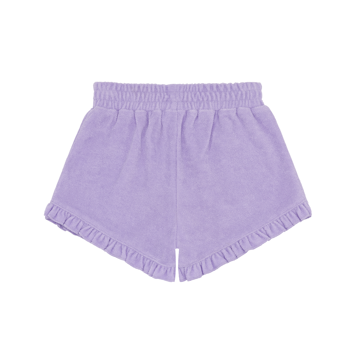 girls lavender breeze french terry shorts