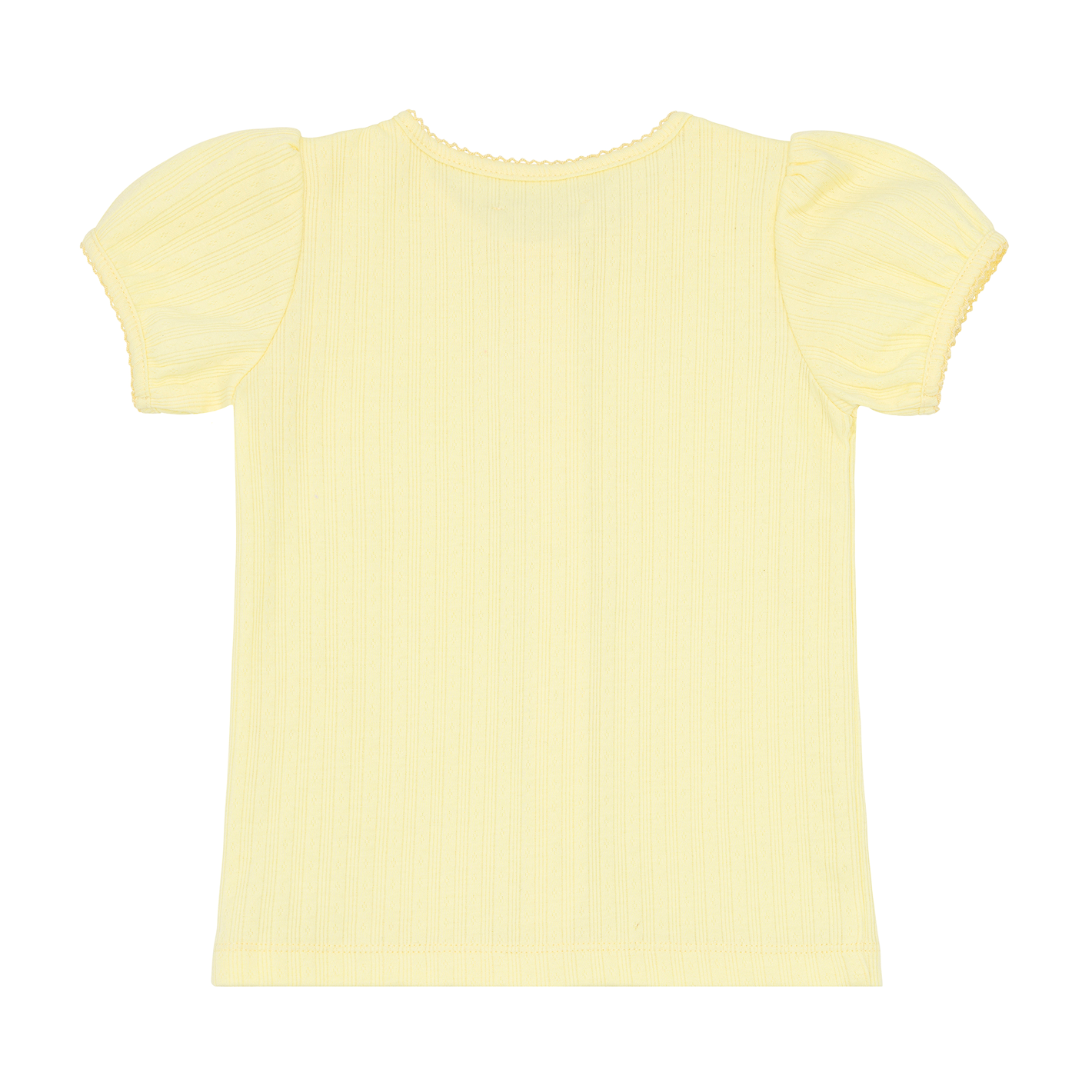 girls banana puff sleeve shirt