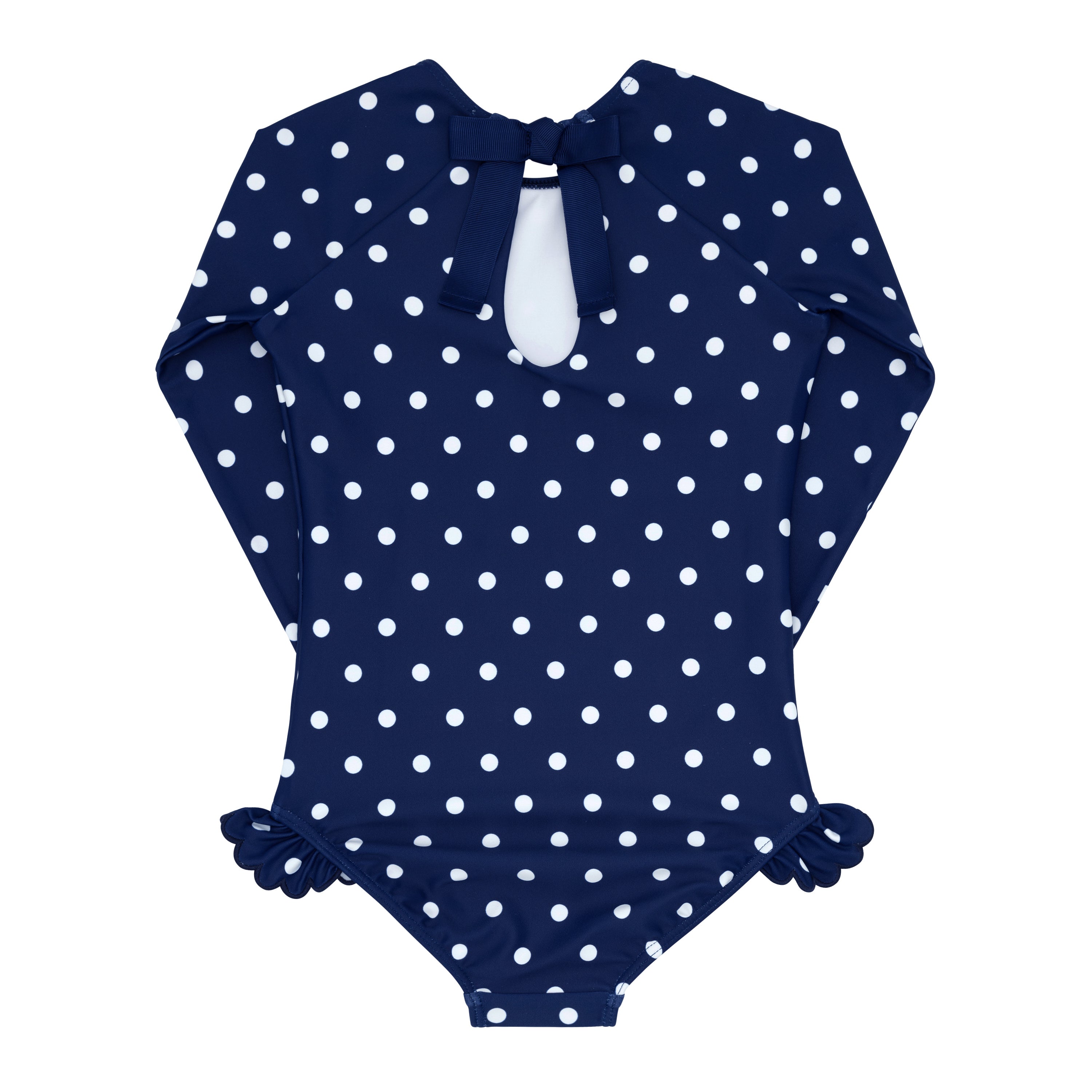 girls atlantic dot rashguard one piece