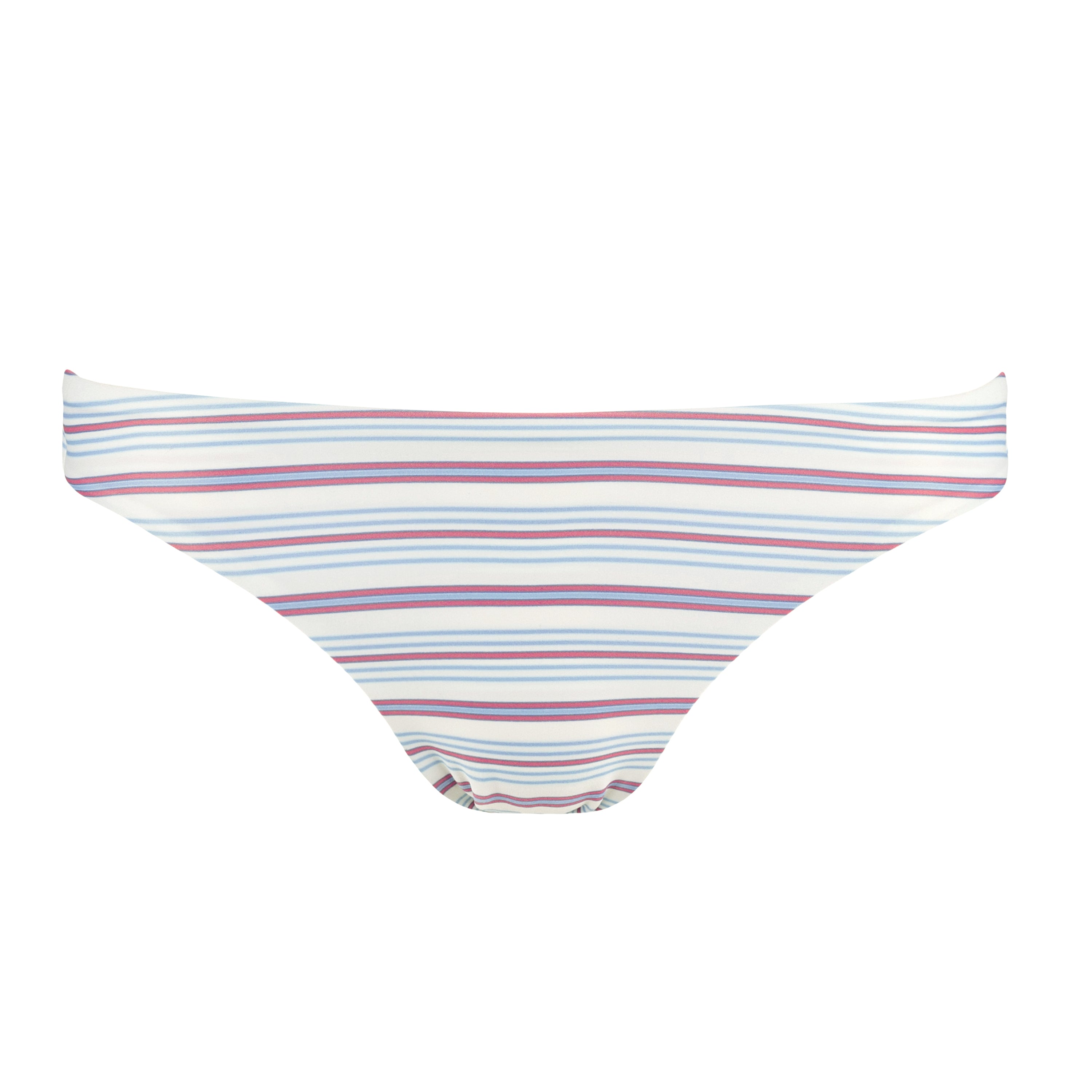 women's vintage stripe low waist bikini bottom