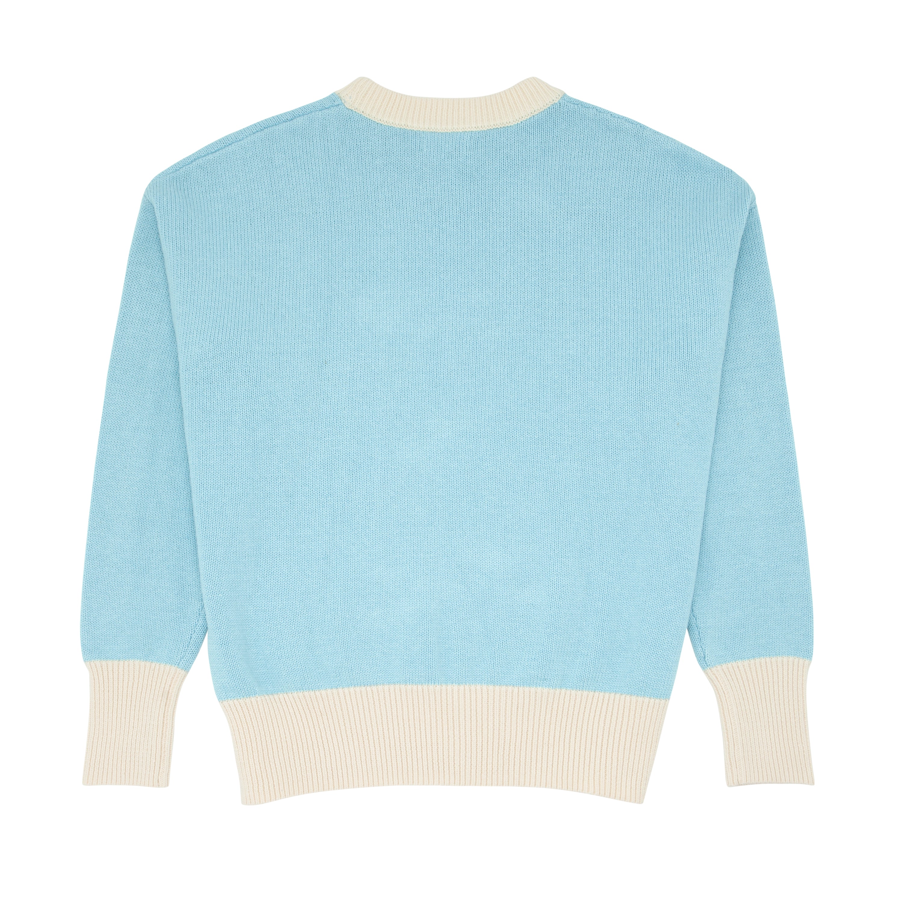 women's pacific blue knit sweater