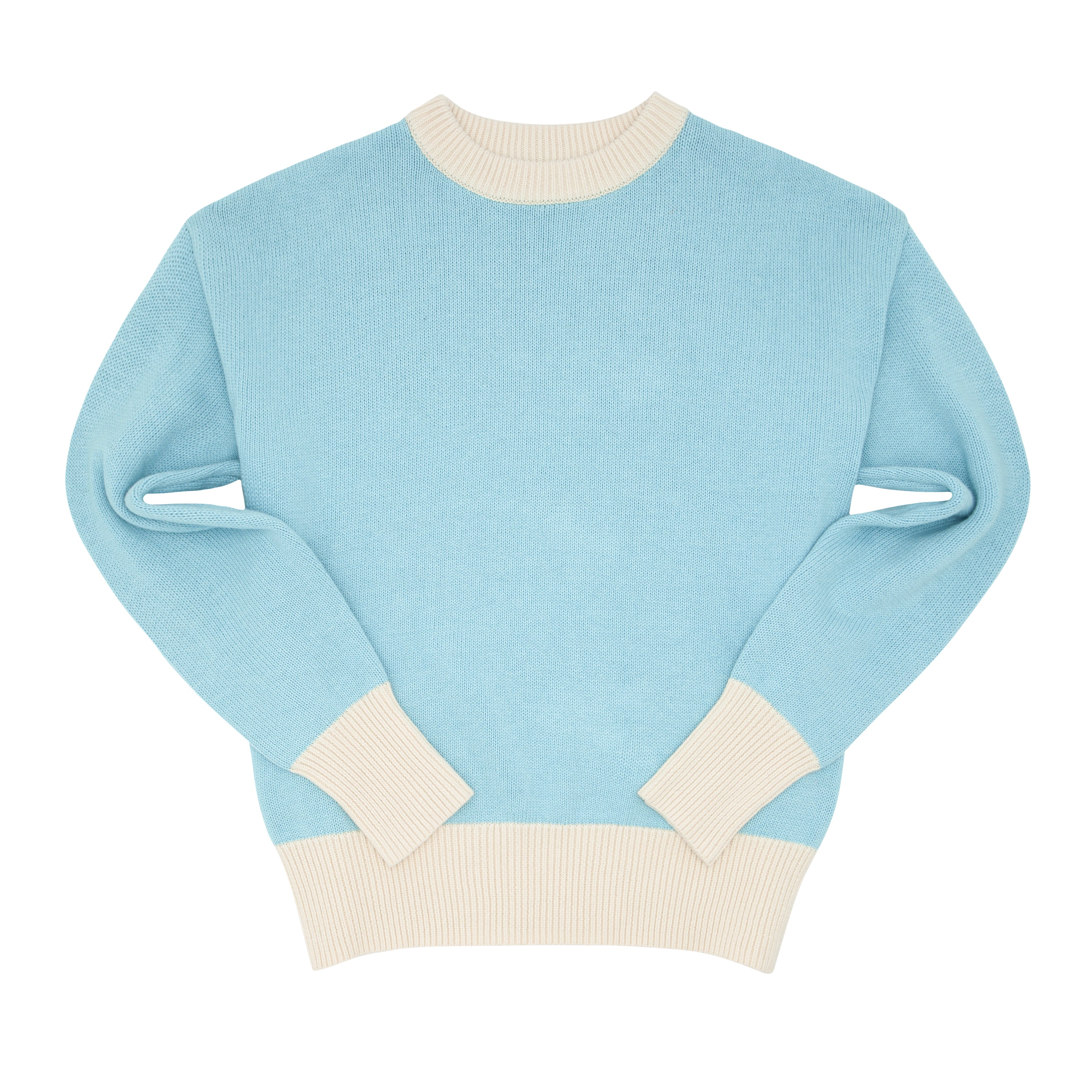 women's pacific blue knit sweater