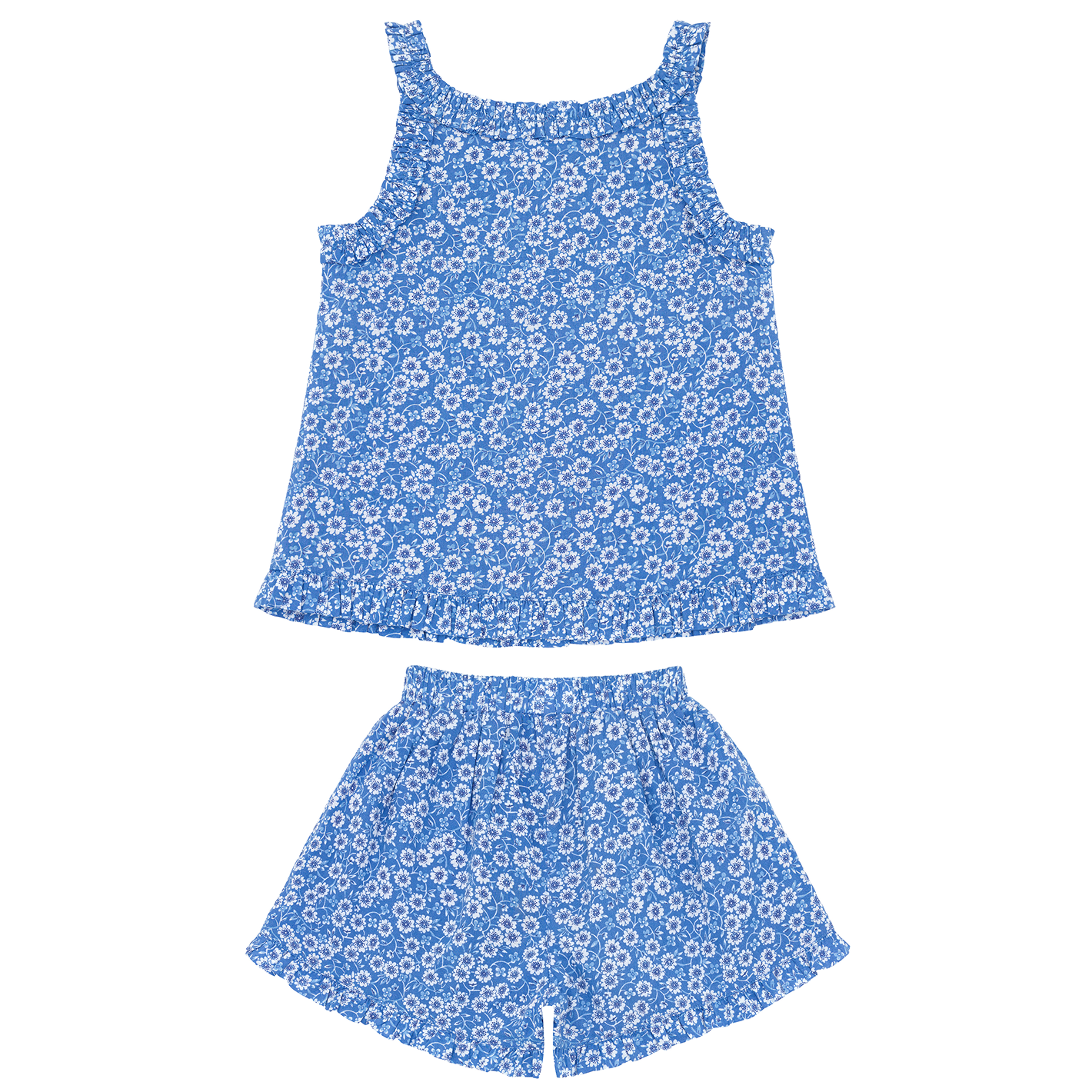 girls rosebay ruffle tank and short set