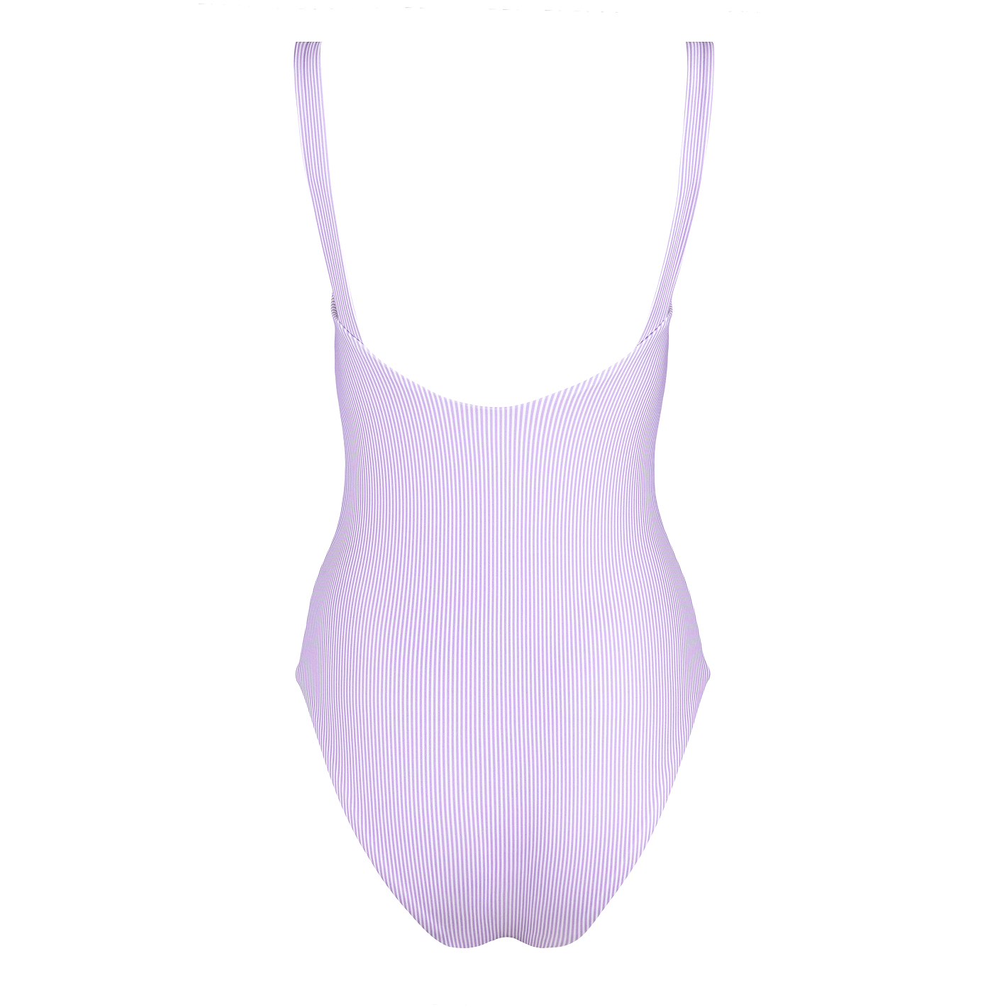 women’s lavender stripe low back one piece