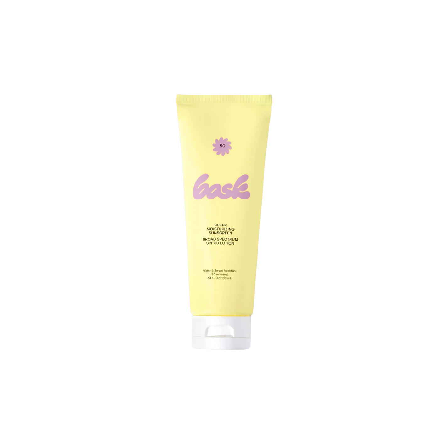 bask SPF 50 travel size sunscreen