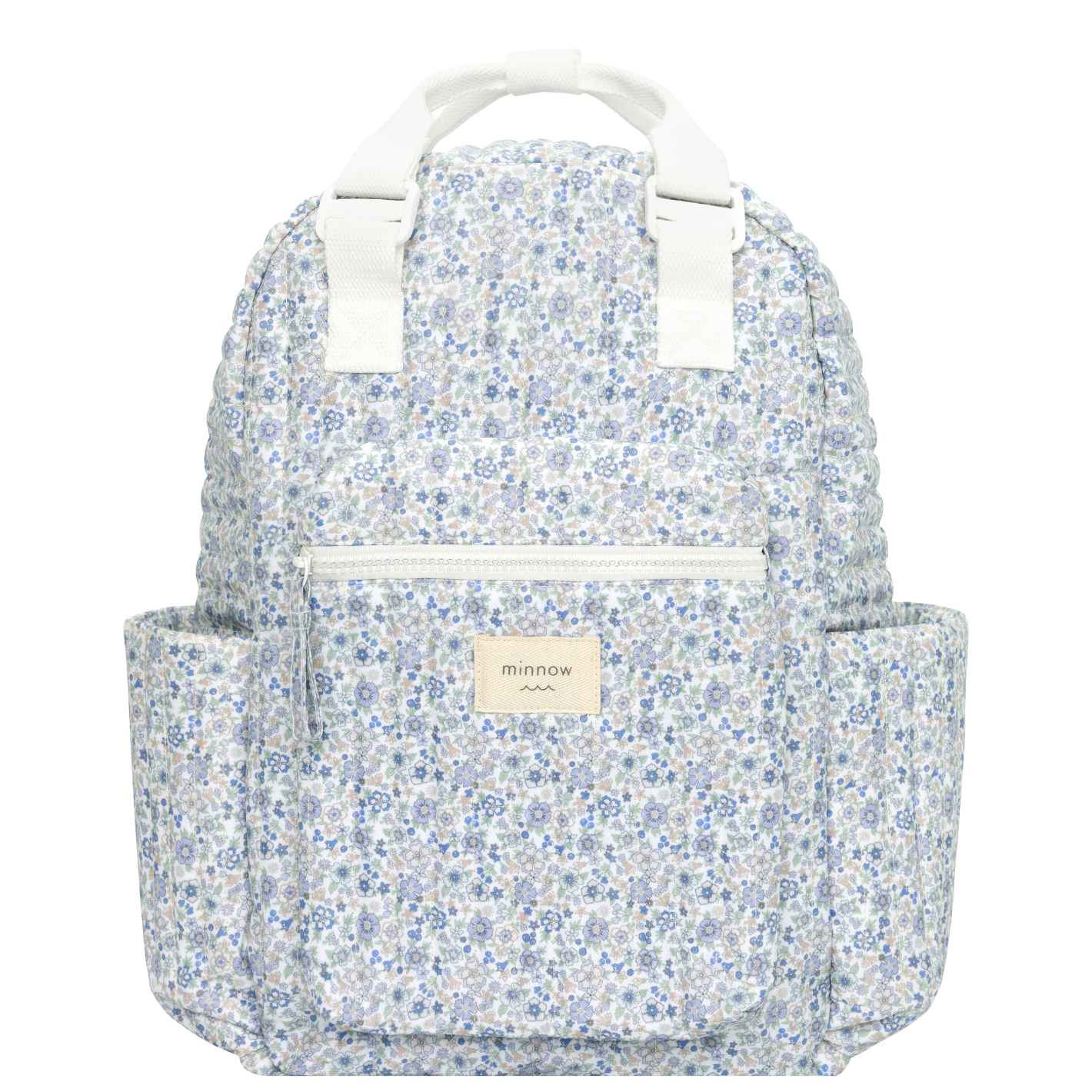 slate floral coated everyday backpack