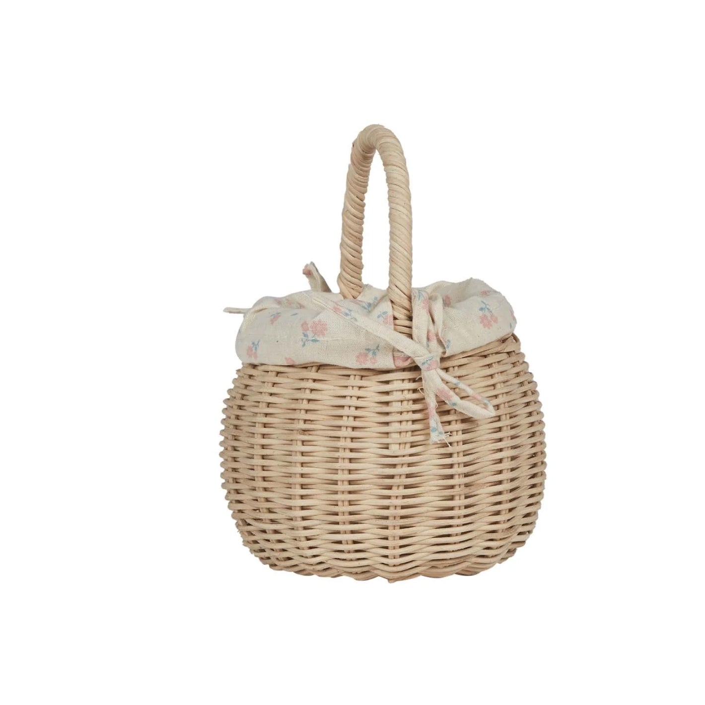 olli ella straw rattan big berry bunny basket