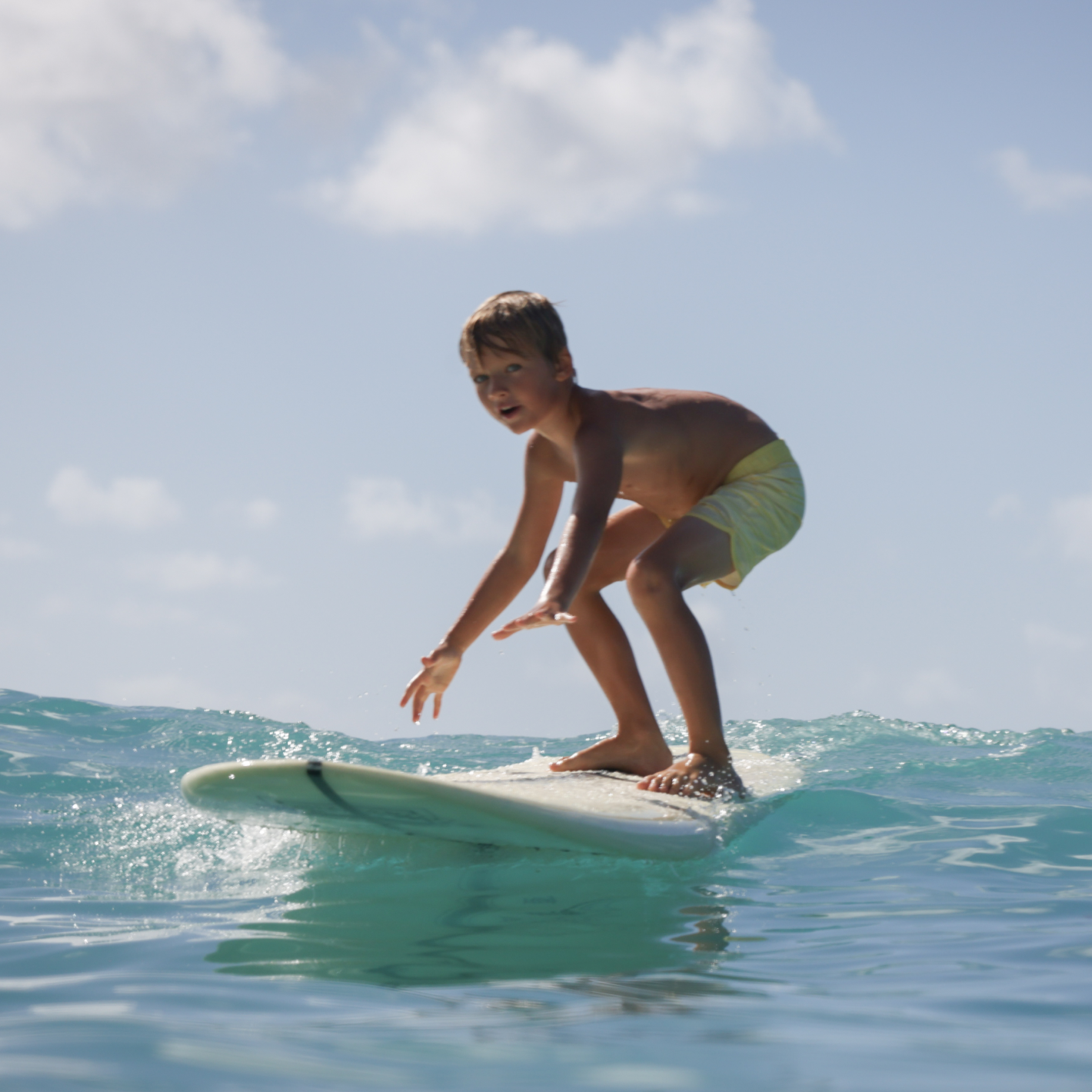 boys pineapple stripe boardie