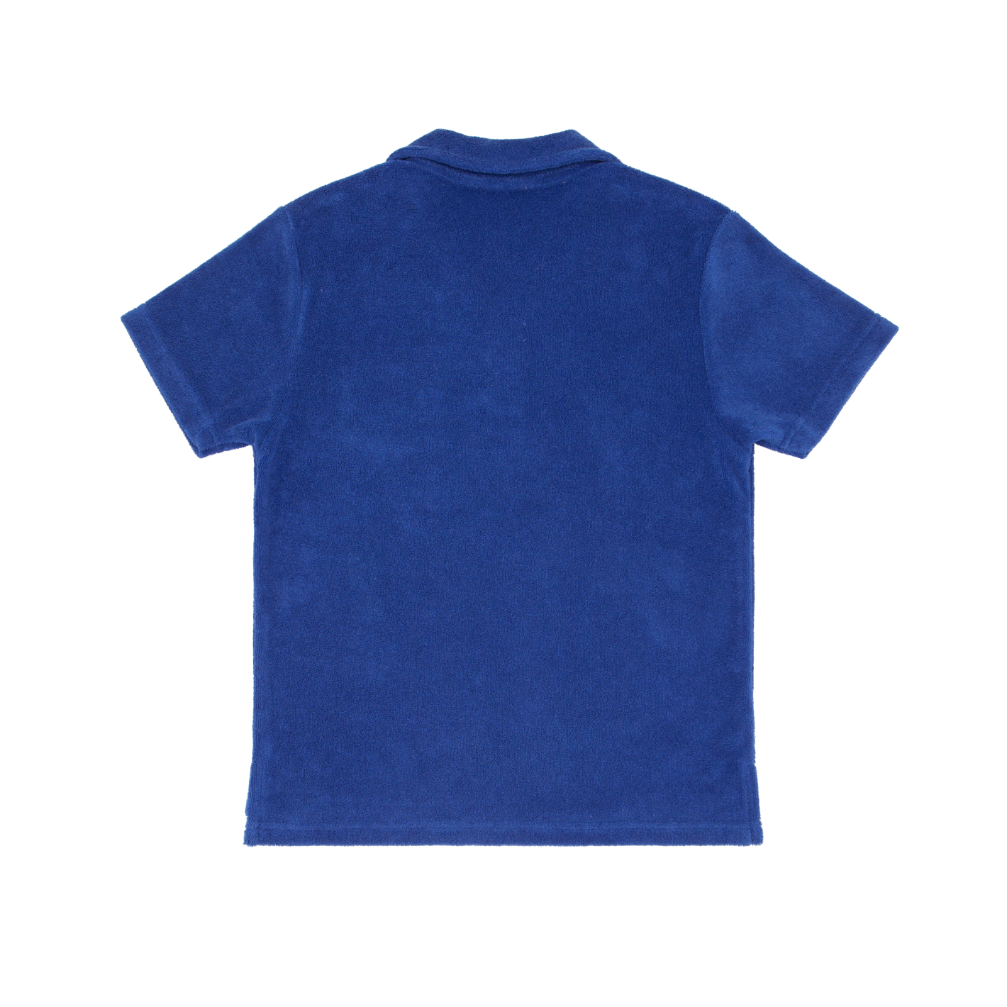 boys cove blue short sleeve french terry polo