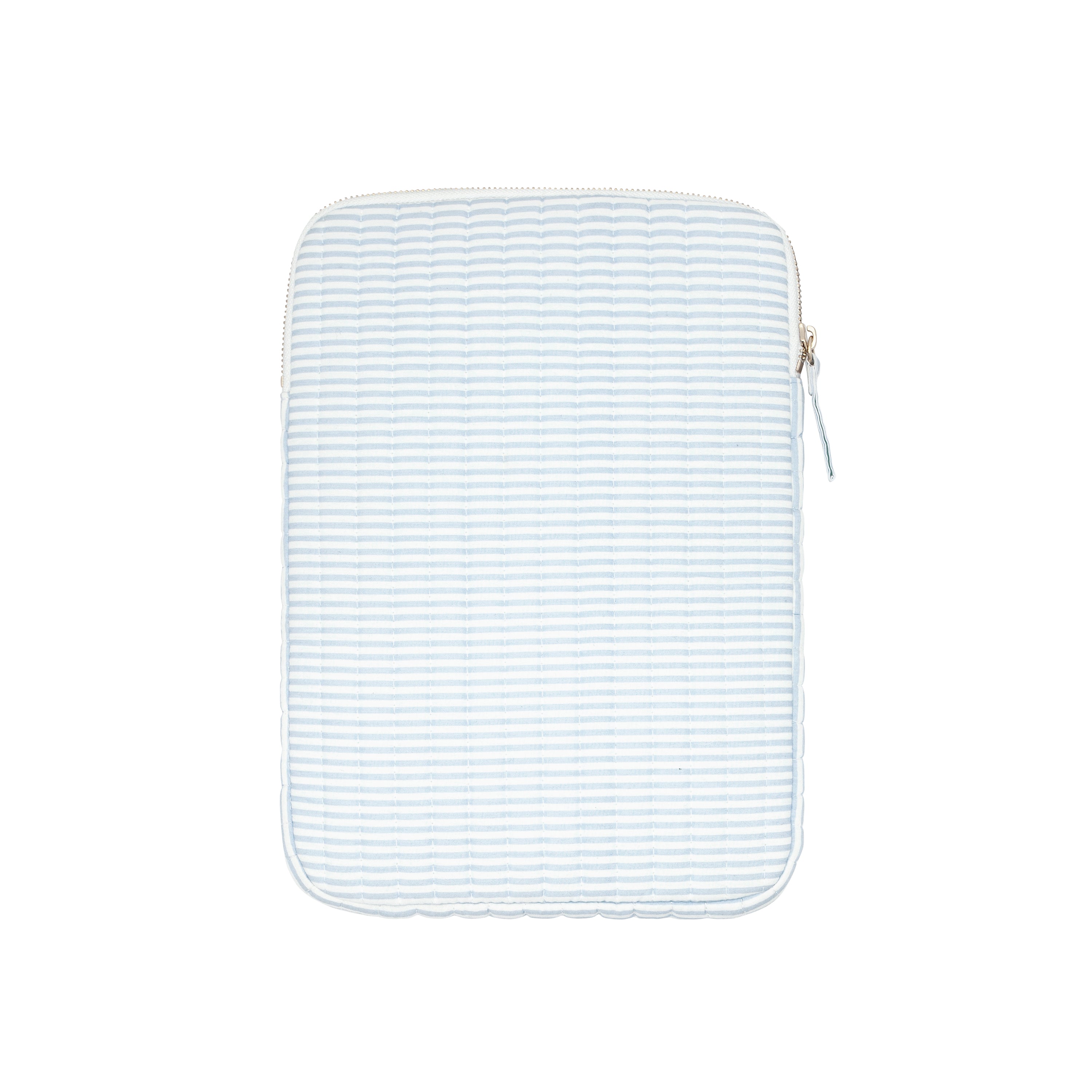 powder blue stripe tablet case