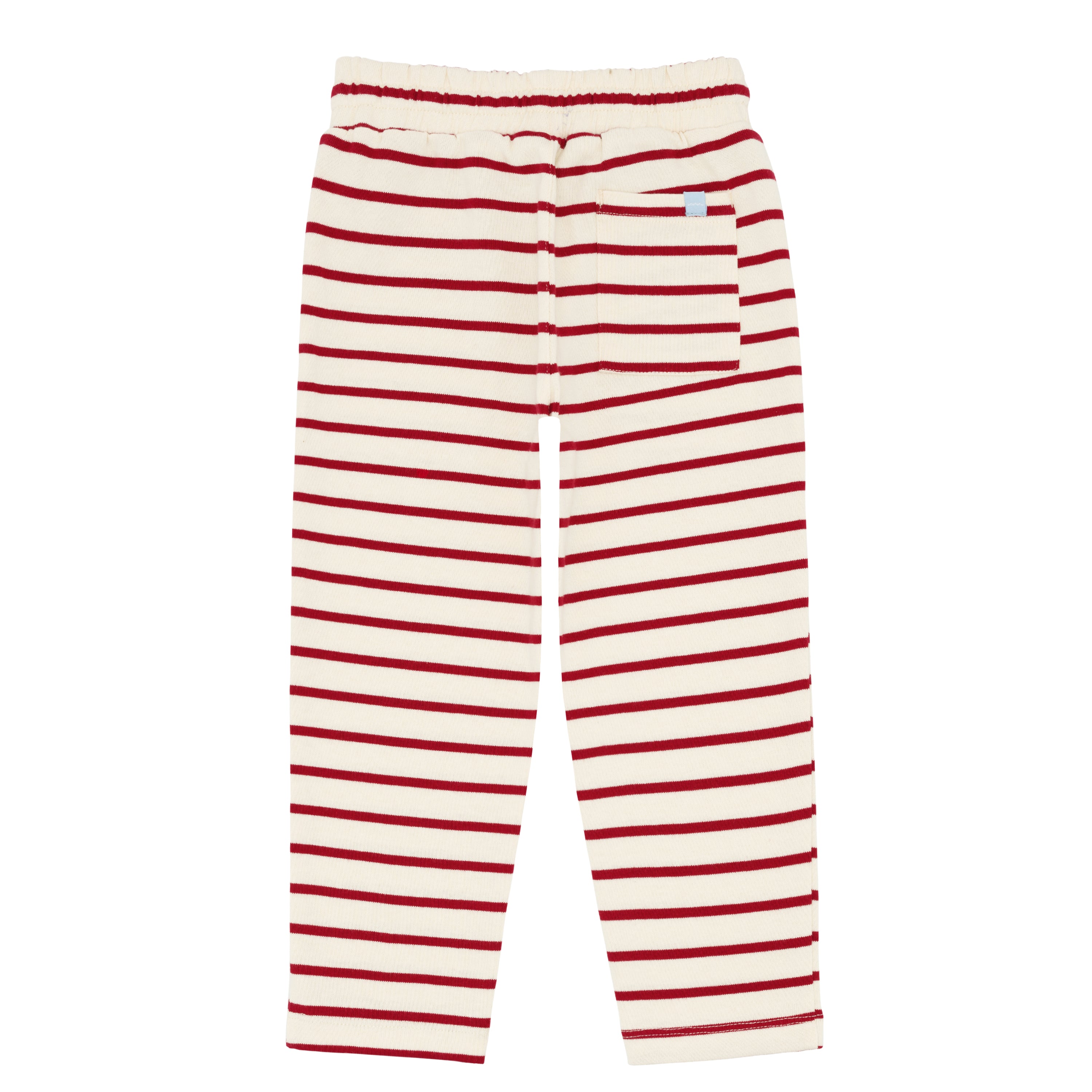 unisex red stripe pant