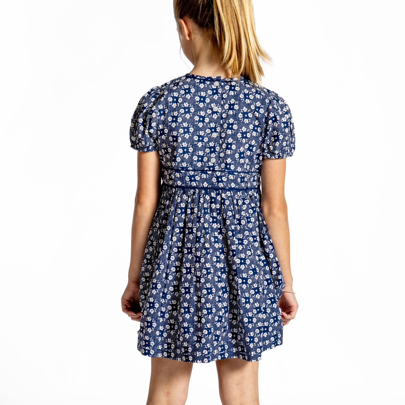 girls ditch plains daisy puff sleeve dress