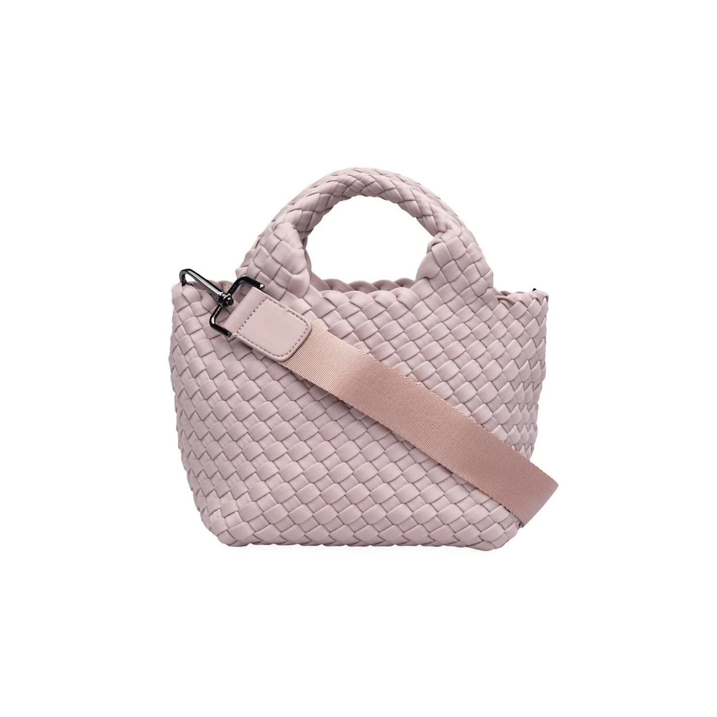 naghedi st barths shell pink petit tote