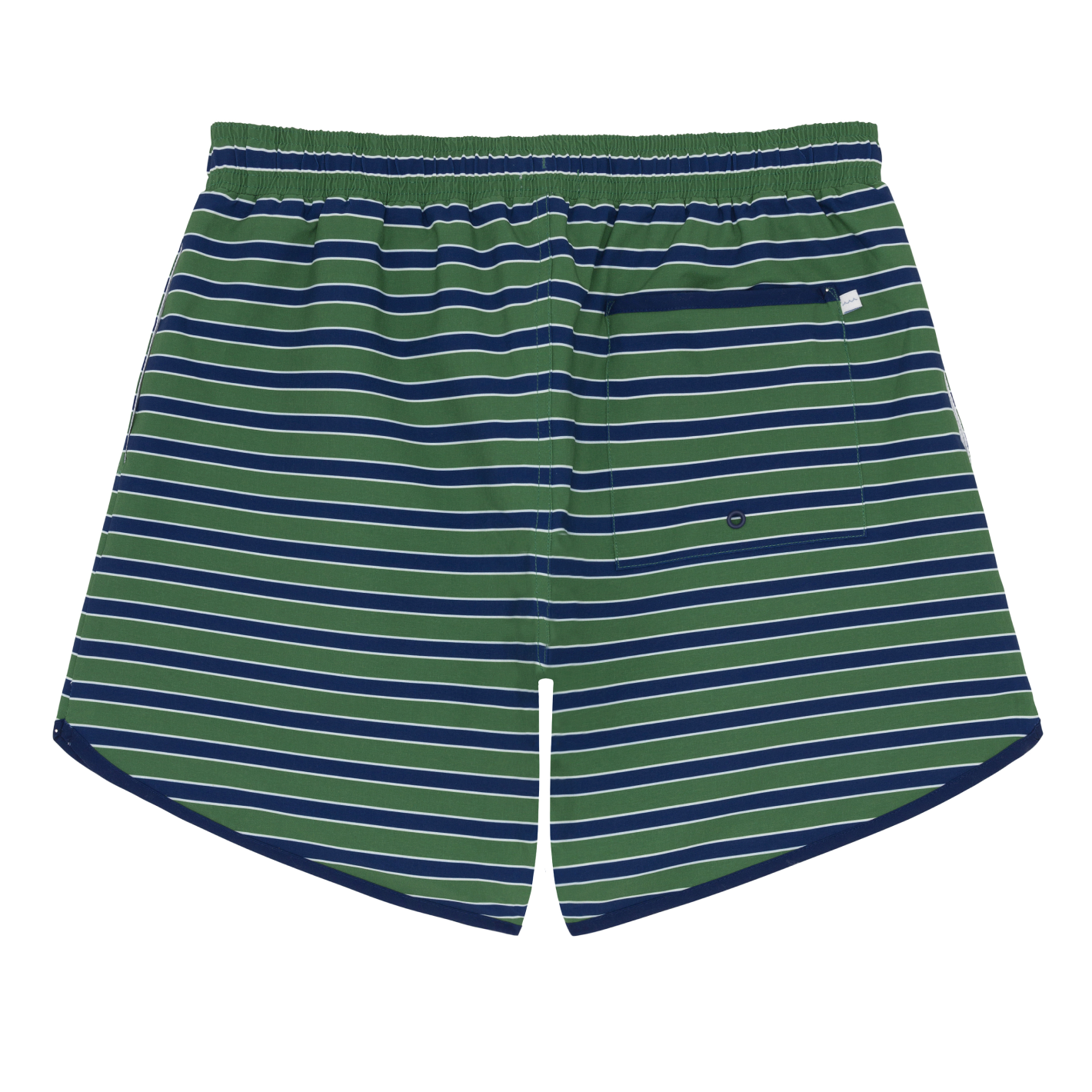 mens evergreen stripe boardie