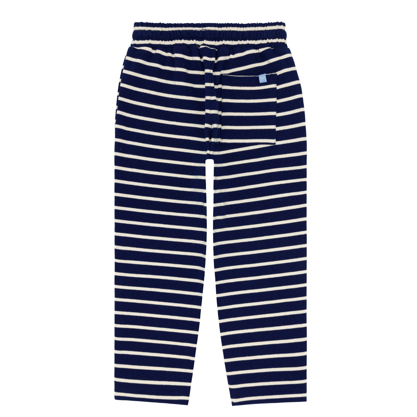 unisex navy stripe pant