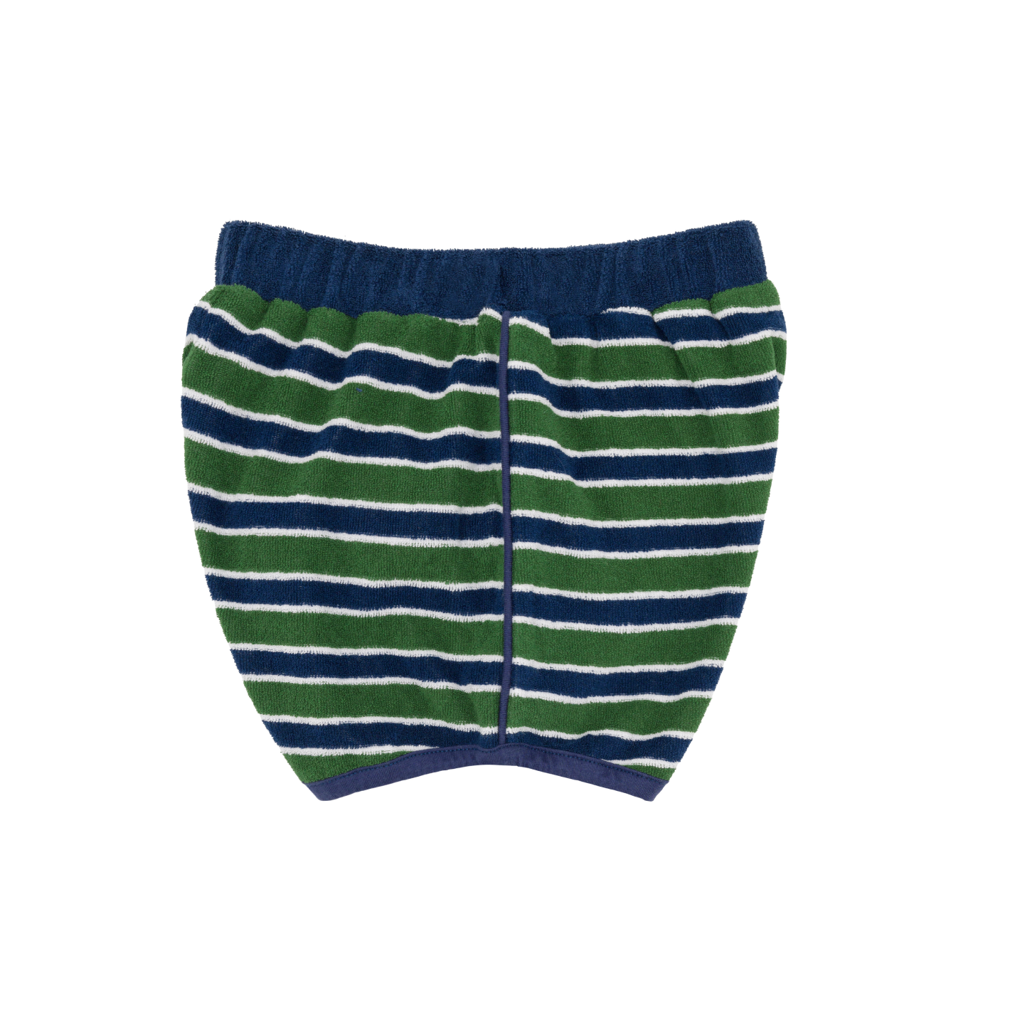 girls evergreen stripe french terry bloomer short