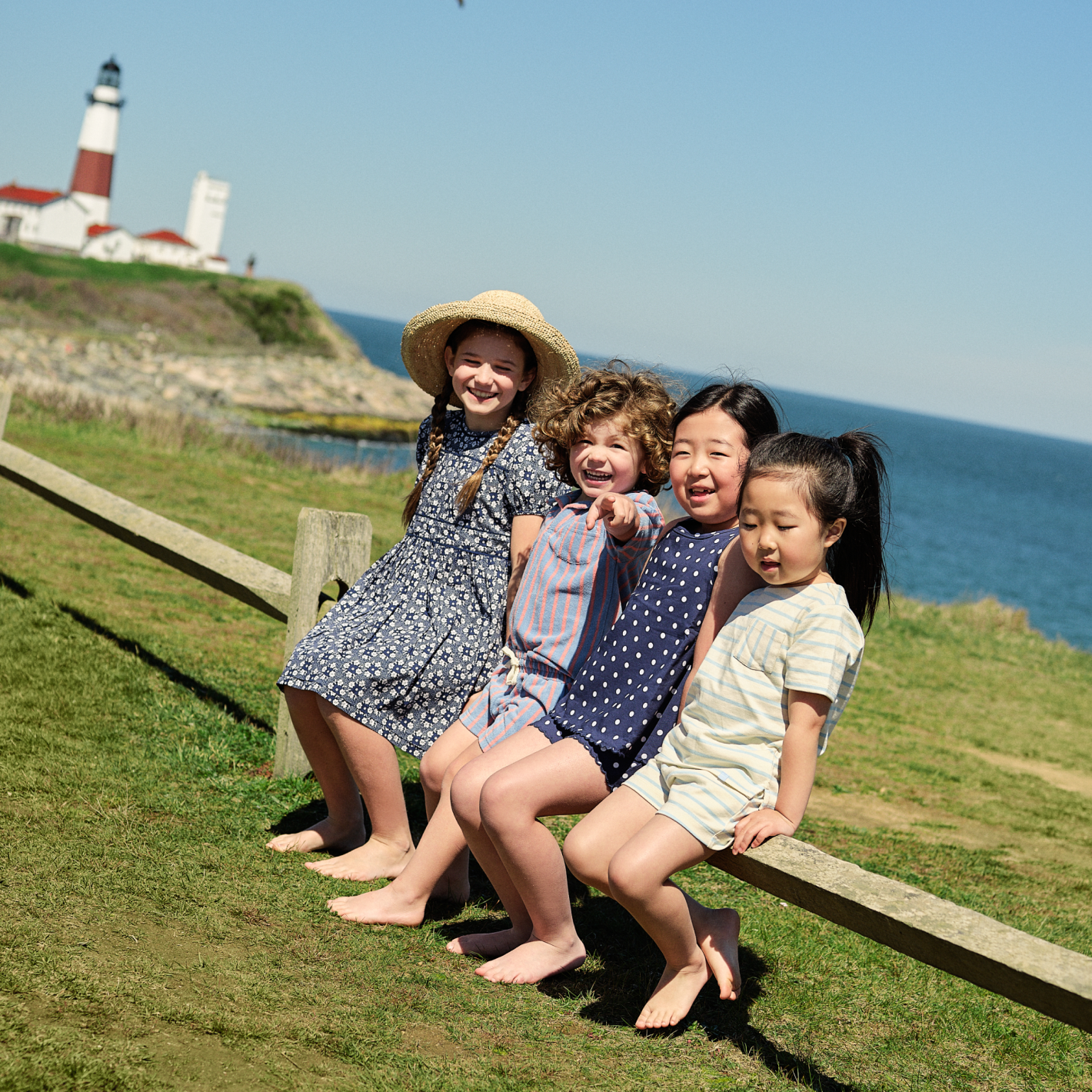 girls atlantic dot scalloped short set