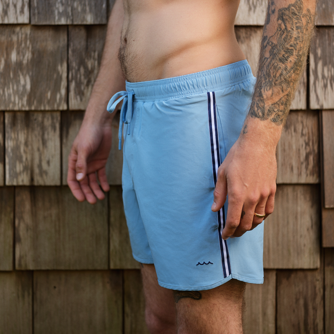 men's surfside blue boardie