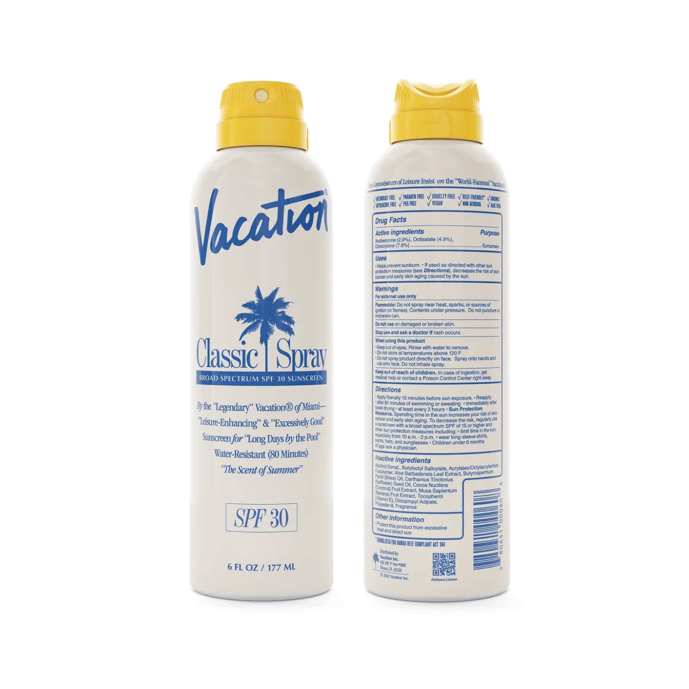 vacation classic spray 30 spf