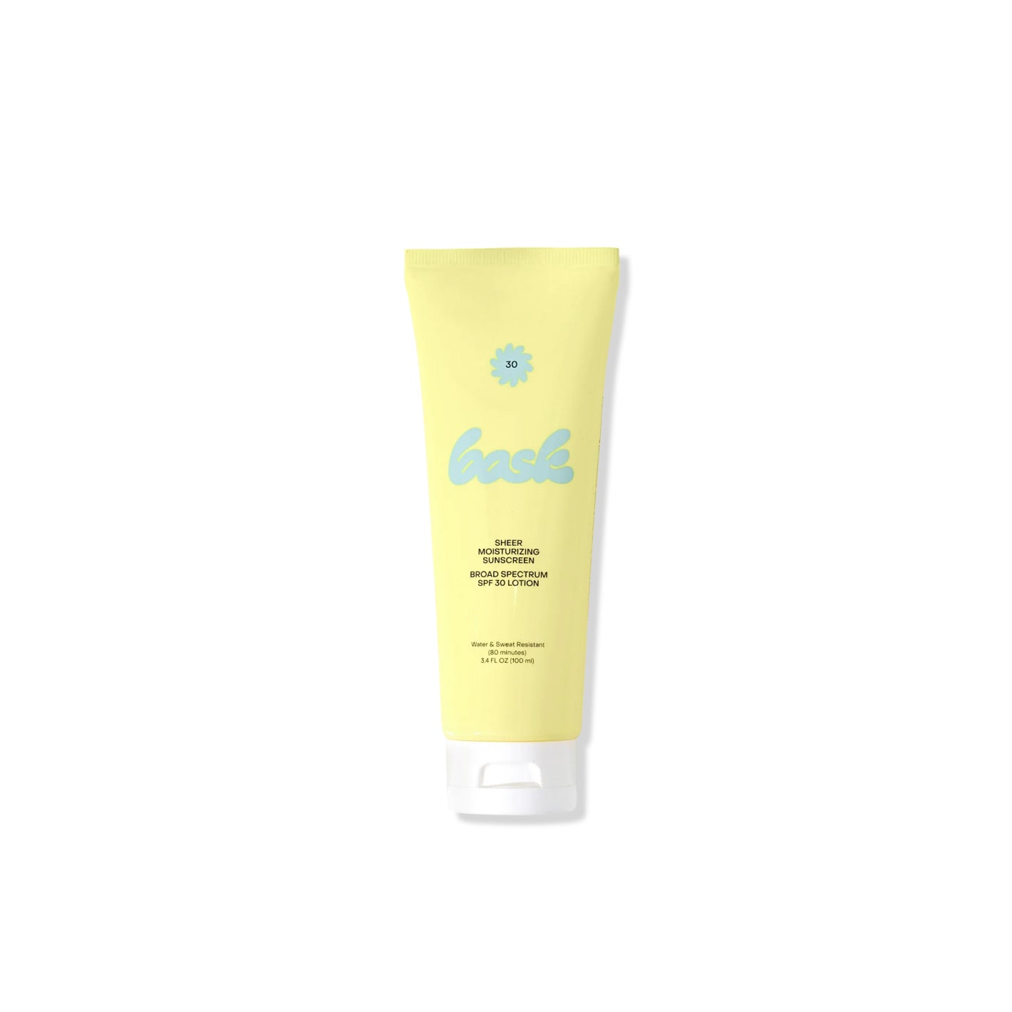 bask SPF 30 travel size sunscreen