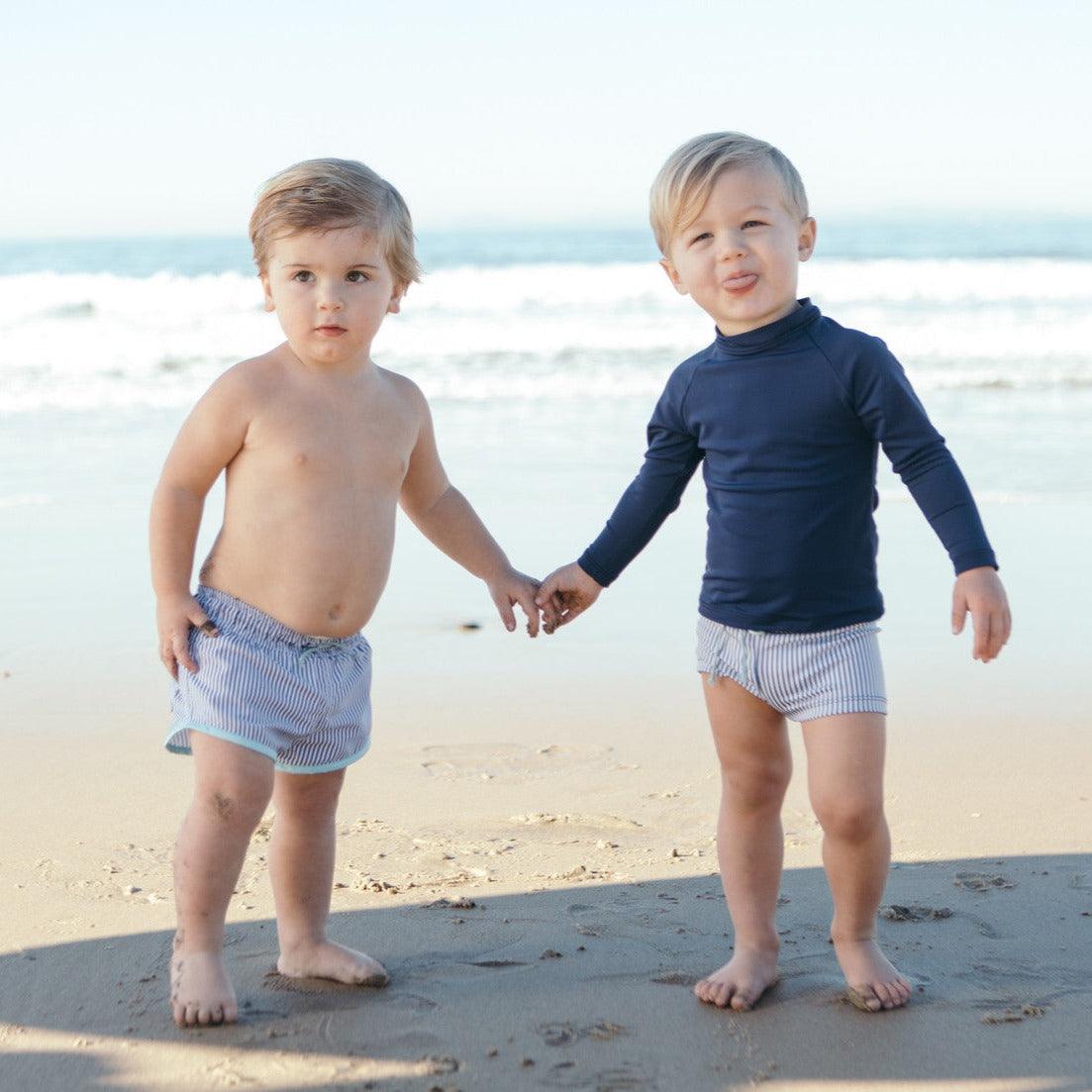 boys stripe boardie