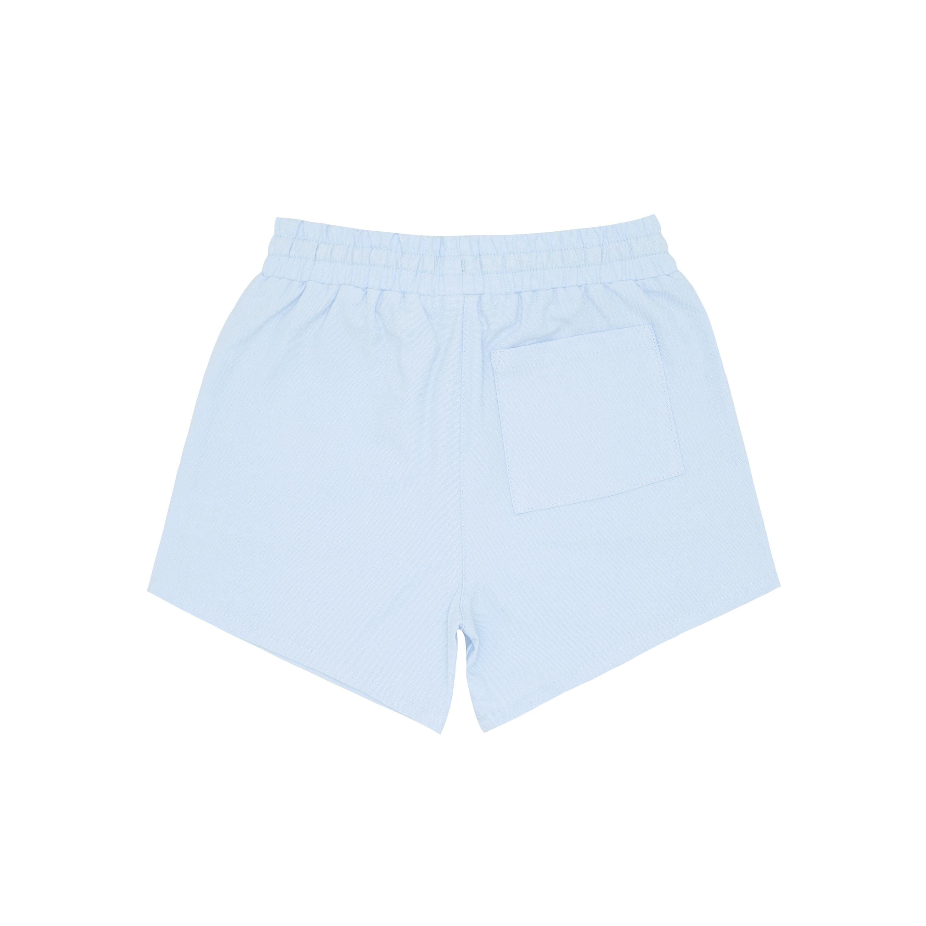 boys light blue canvas short