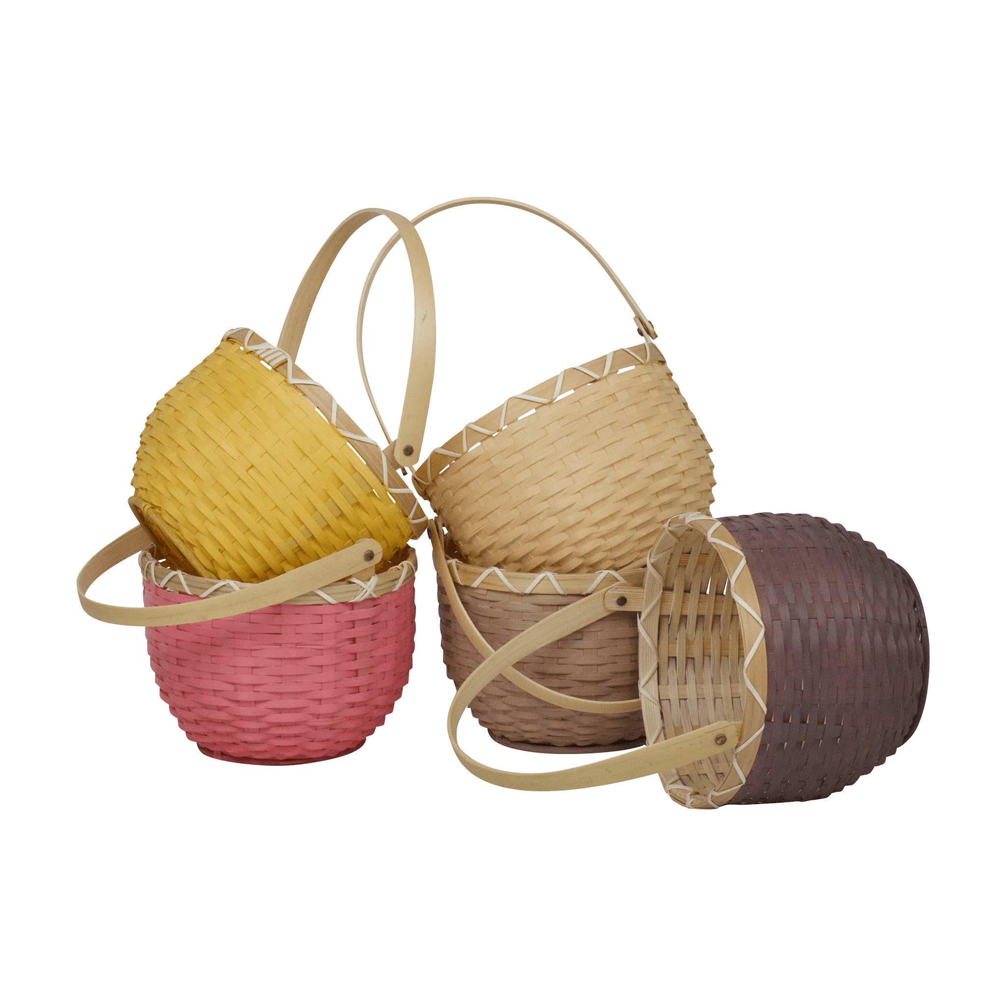 olli ella yellow small blossom basket