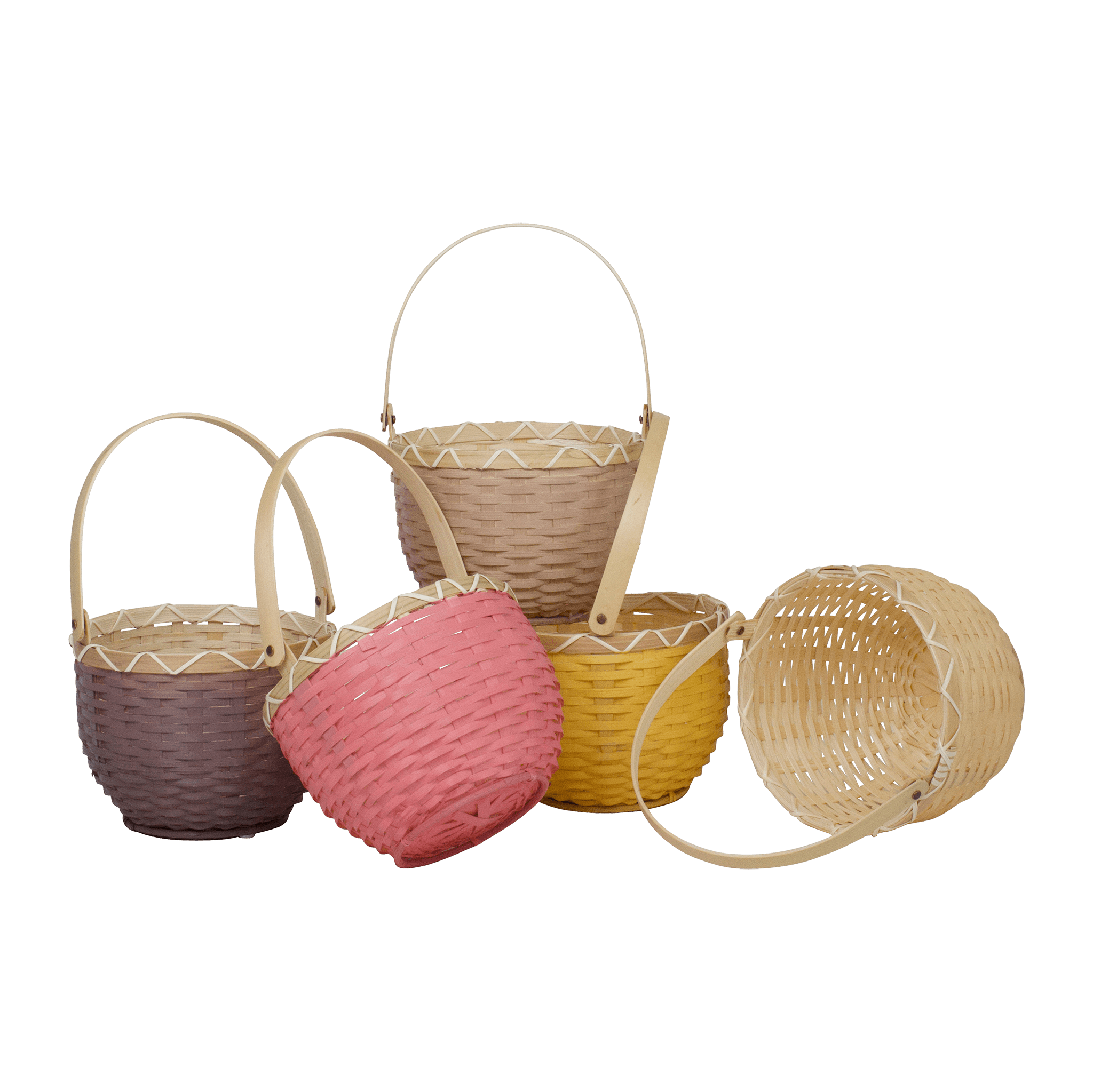 olli ella light grey small blossom basket