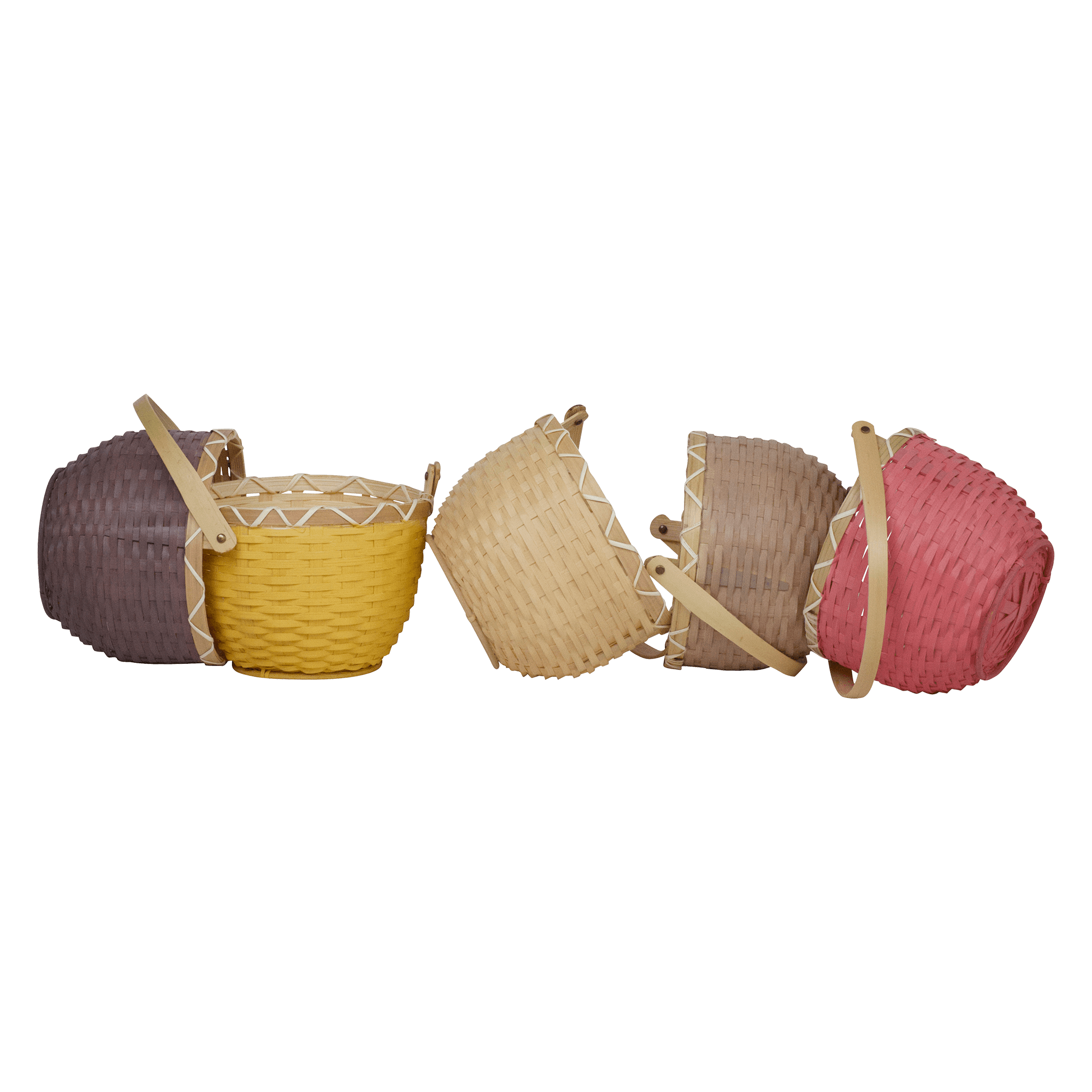 olli ella yellow small blossom basket