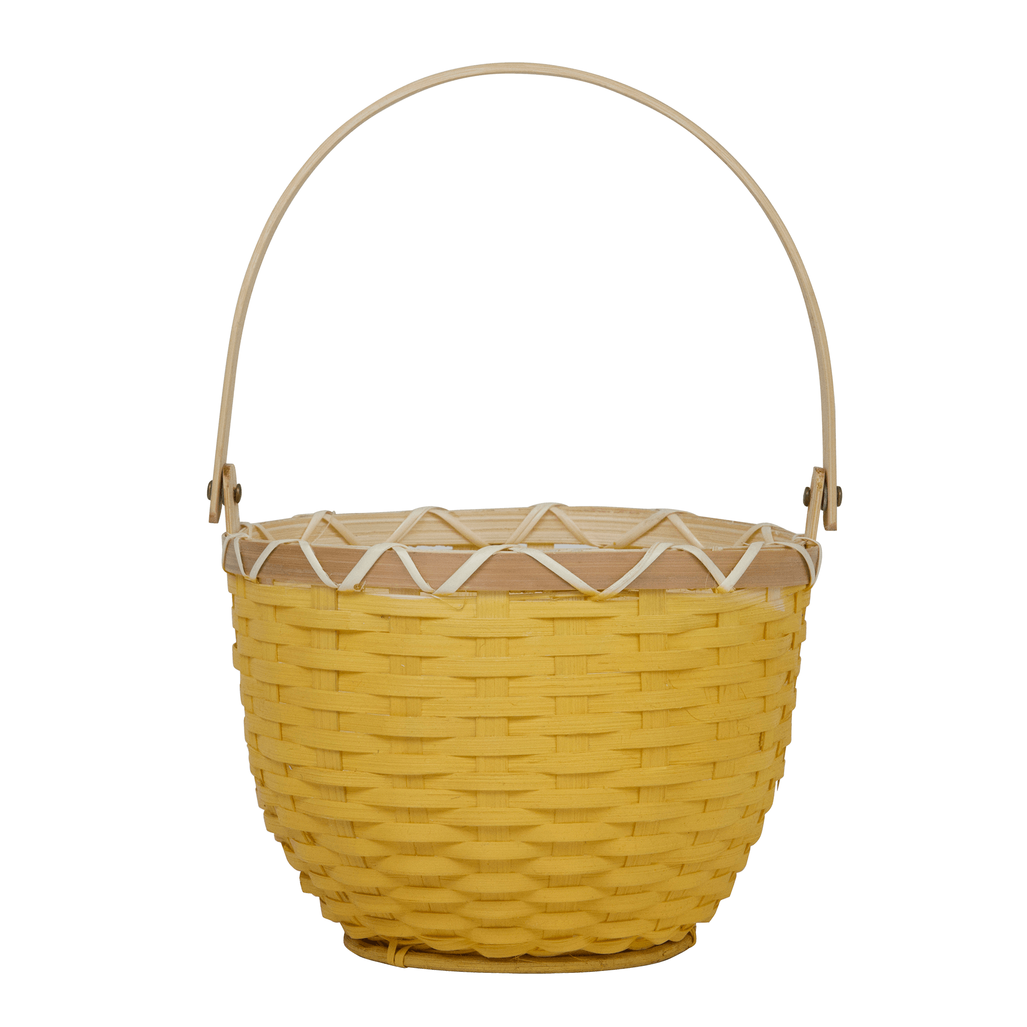 olli ella yellow small blossom basket