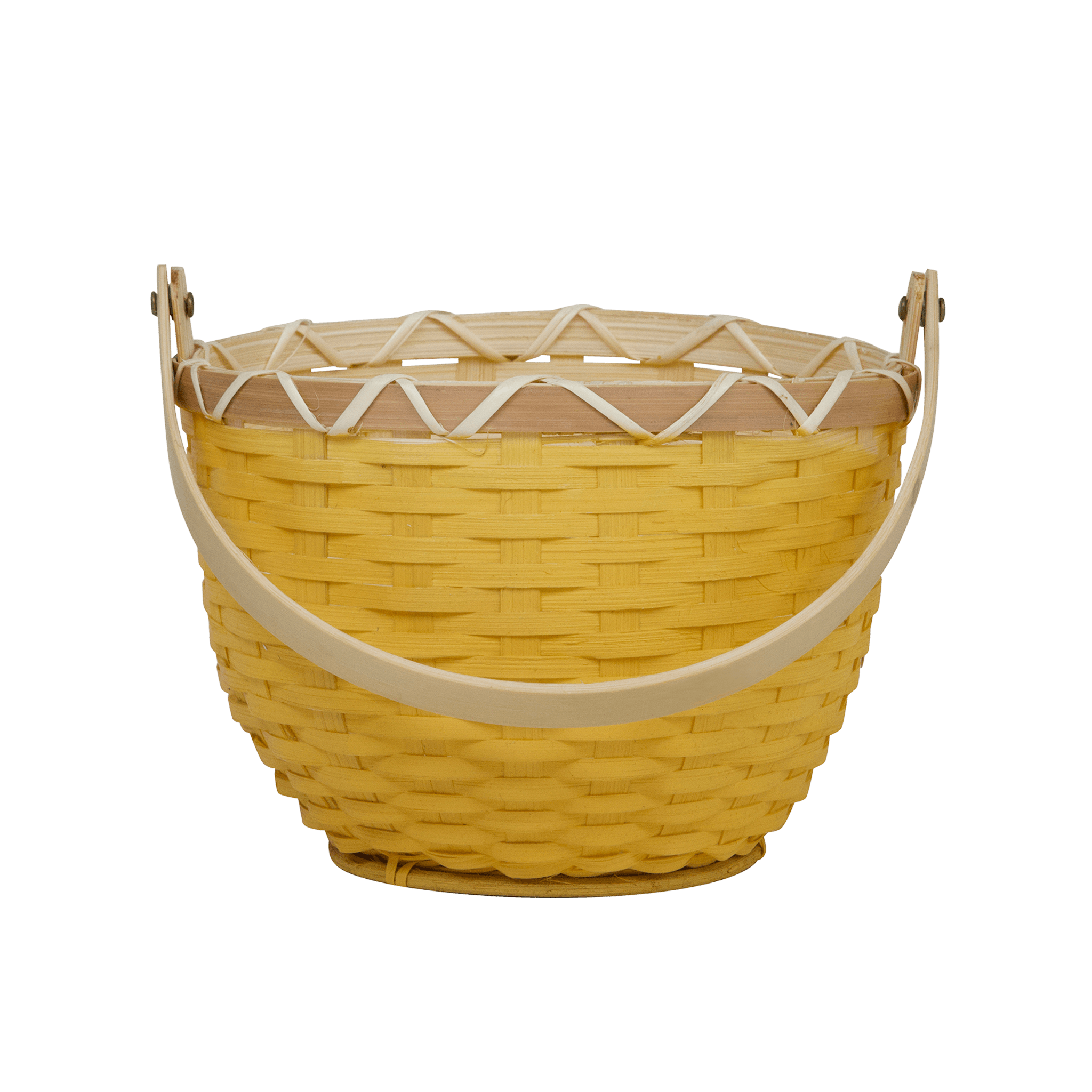 olli ella yellow small blossom basket