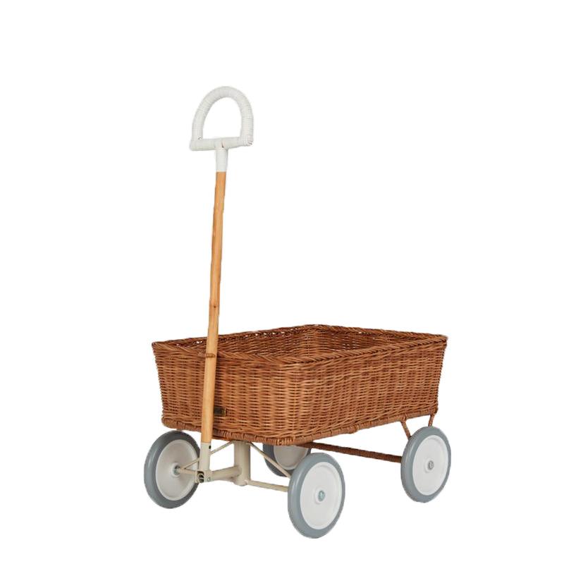 olli ella rattan wonder wagon, natural