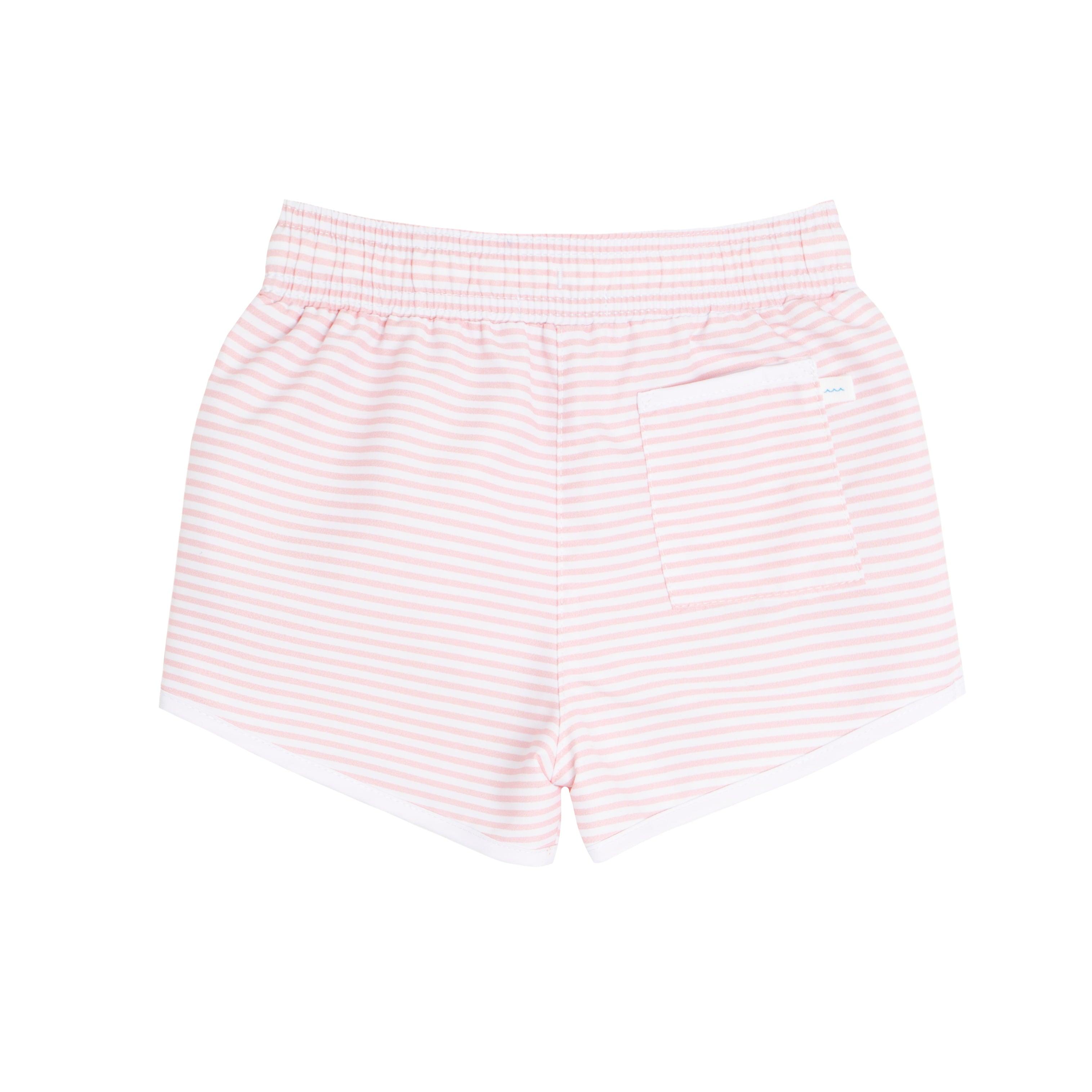 boys pink stripe boardie